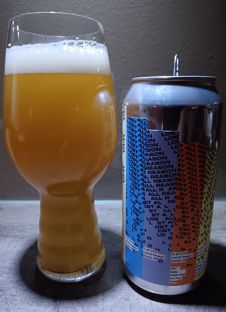 Lost All Reason Double IPA, Denmark