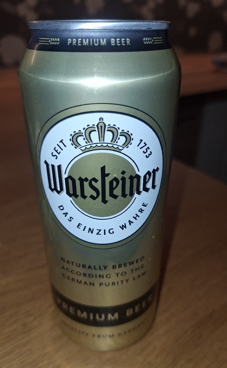 Warsteiner Pilsener / Premium Beer, Germany