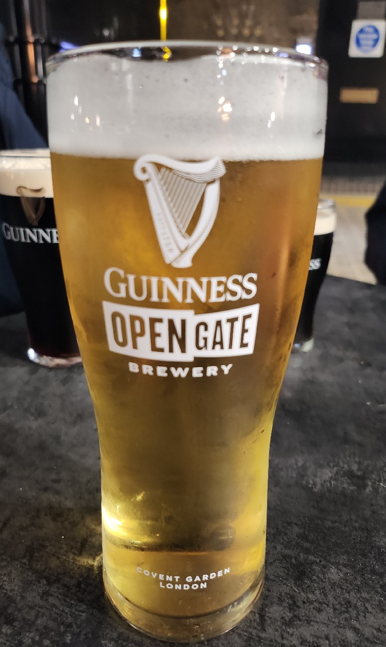 Guinness Lager, Guinness Open Gate Brewery London