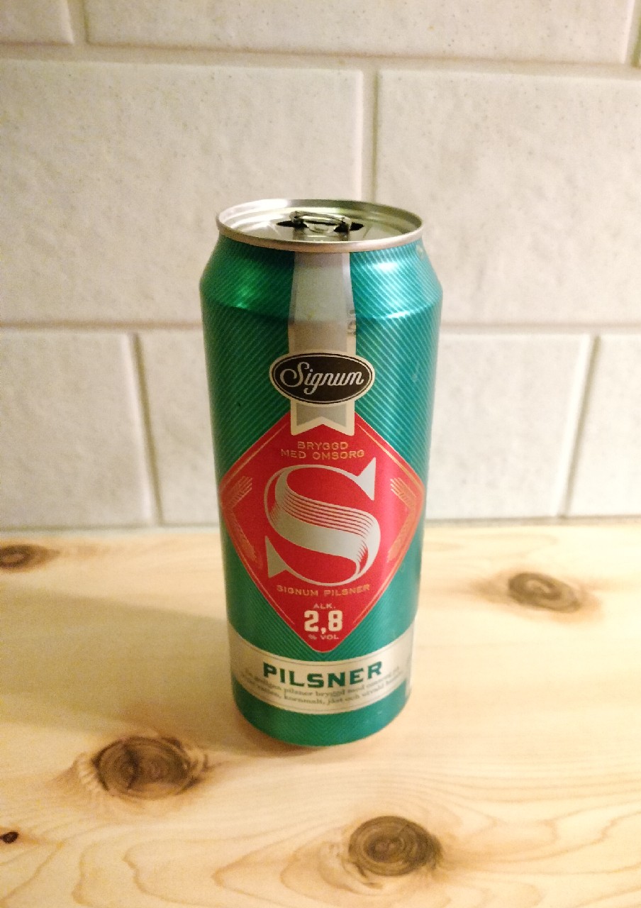 Signum Pilsner 2.8%, Coop Sverige