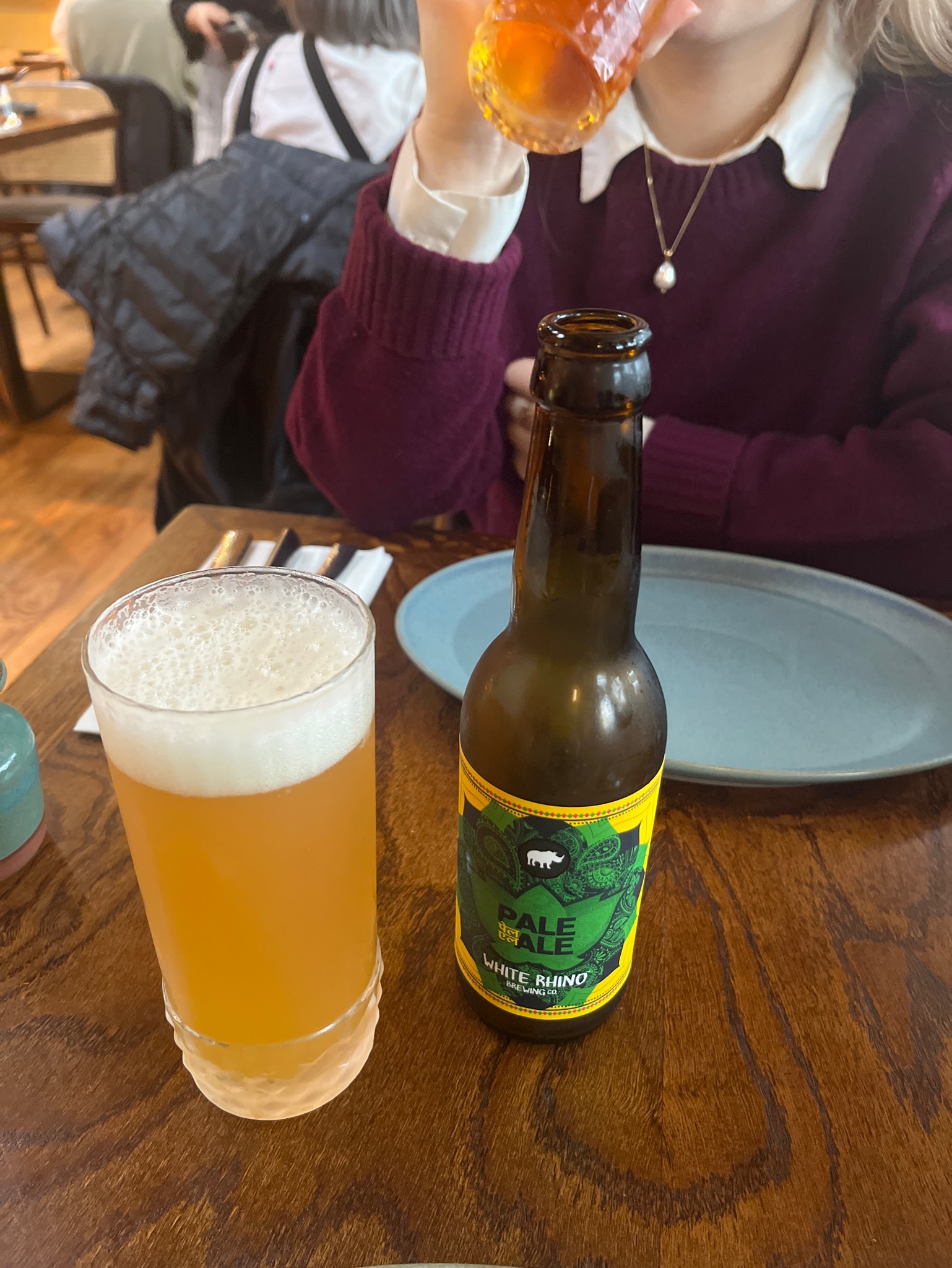 pale ale, white rhino brewing co