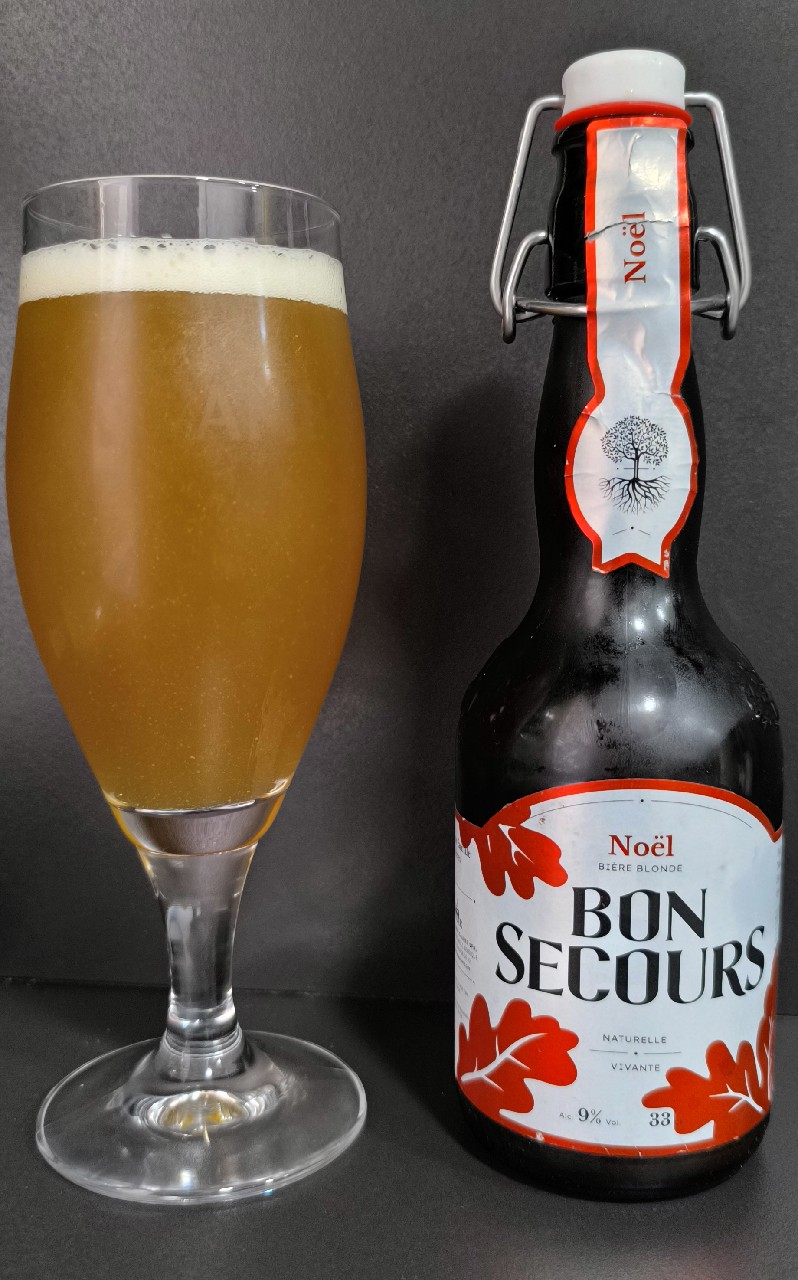 Bon Secours Blonde De Noël, Brasserie Caulier