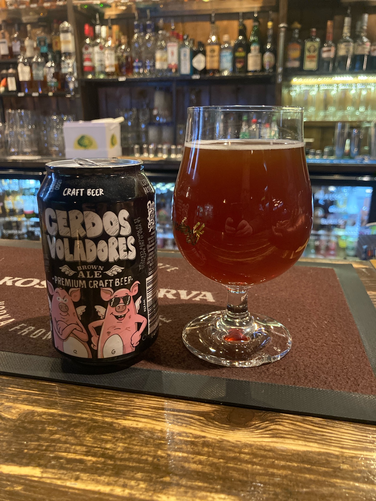 Cerdos Voladores Brown Ale, Barcelona Beer Company