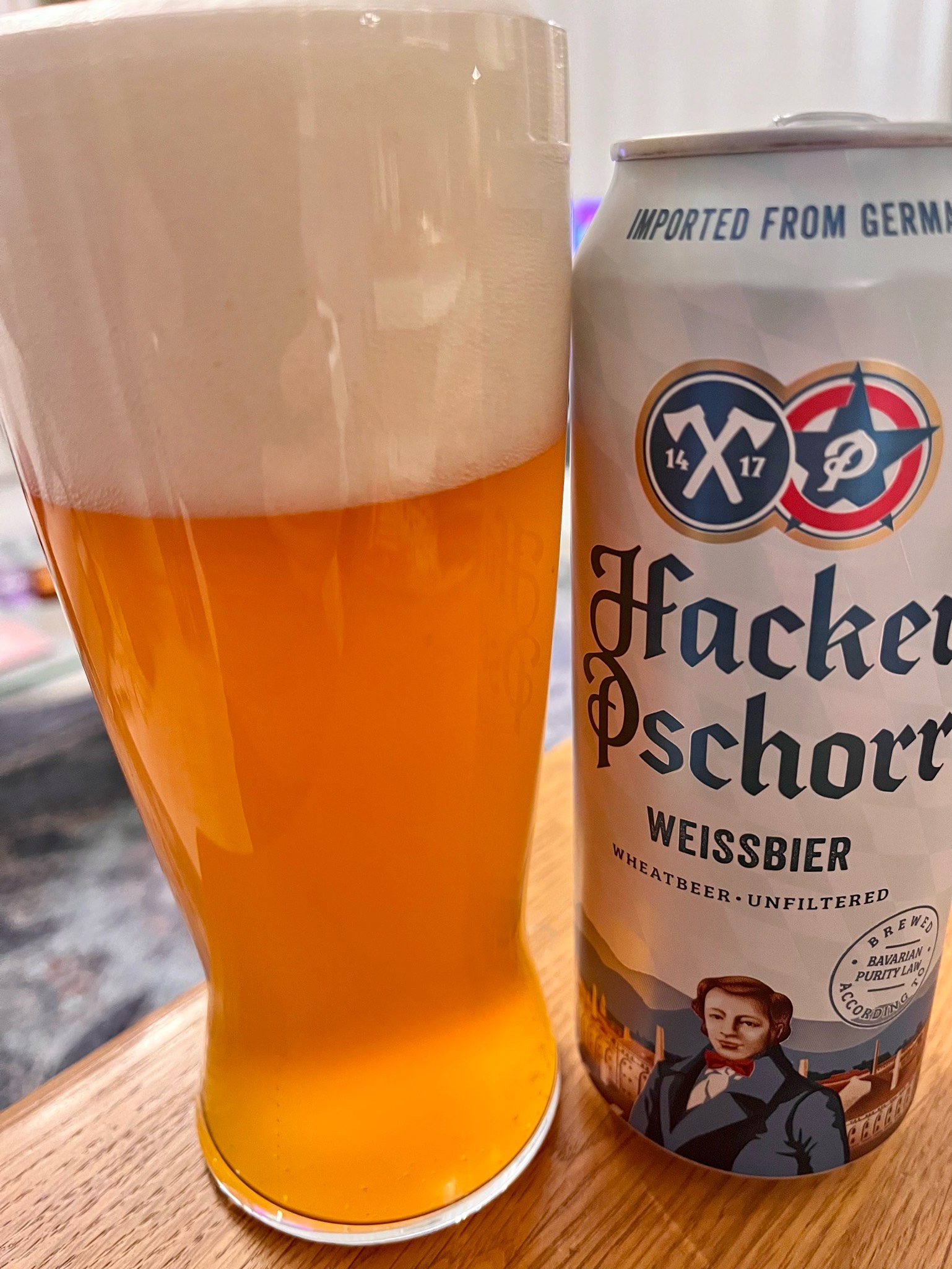 Hacker Pschorr Hefe Weiße / Weissbier, Germany