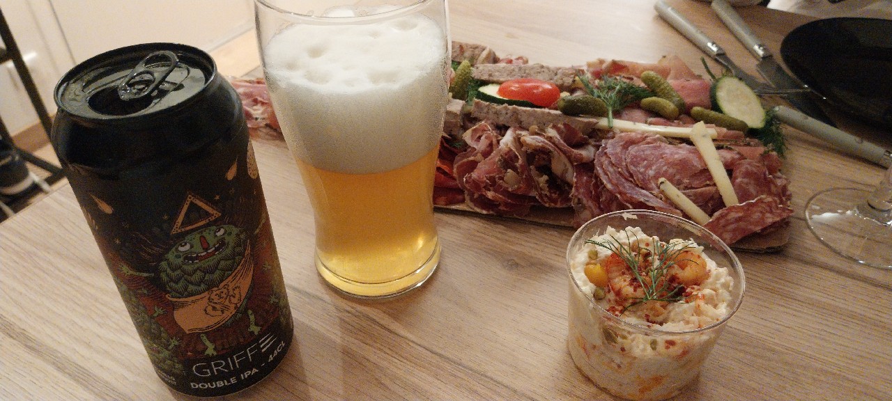 Griffe Double IPA, Brasserie Guihery (La Côale & Griffe)