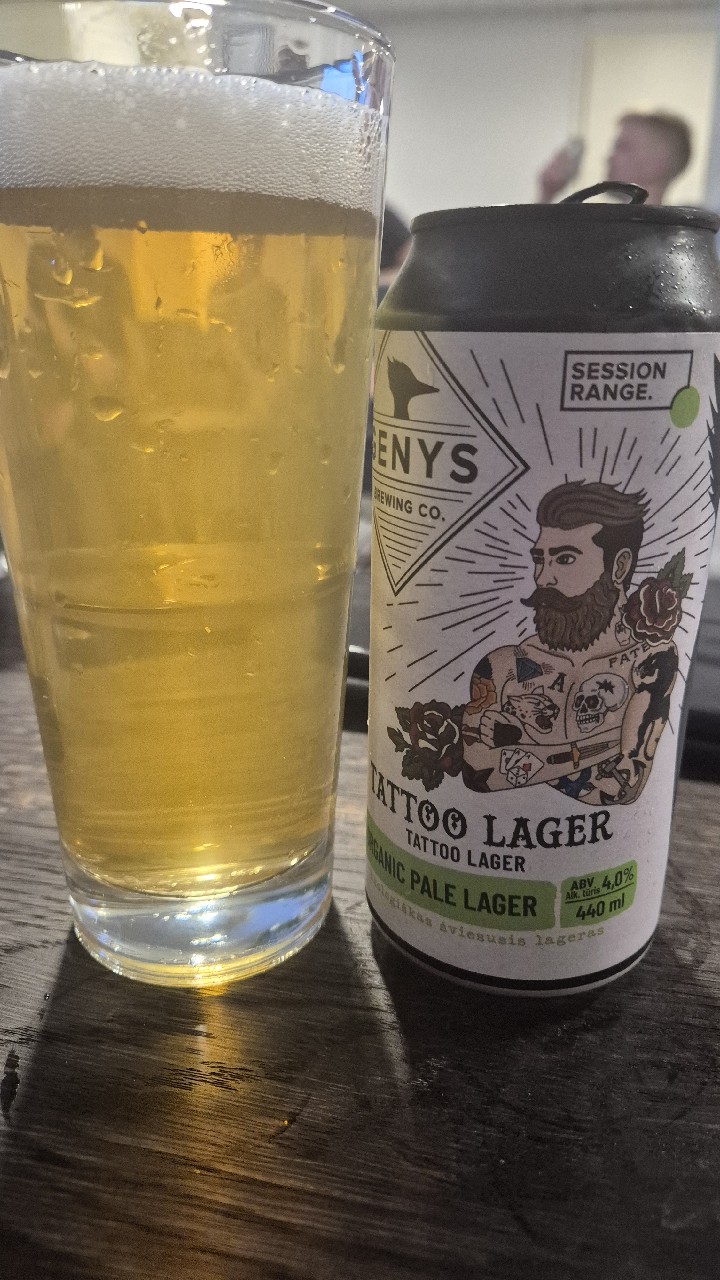 Tattoo Lager, Genys Brewing Co.