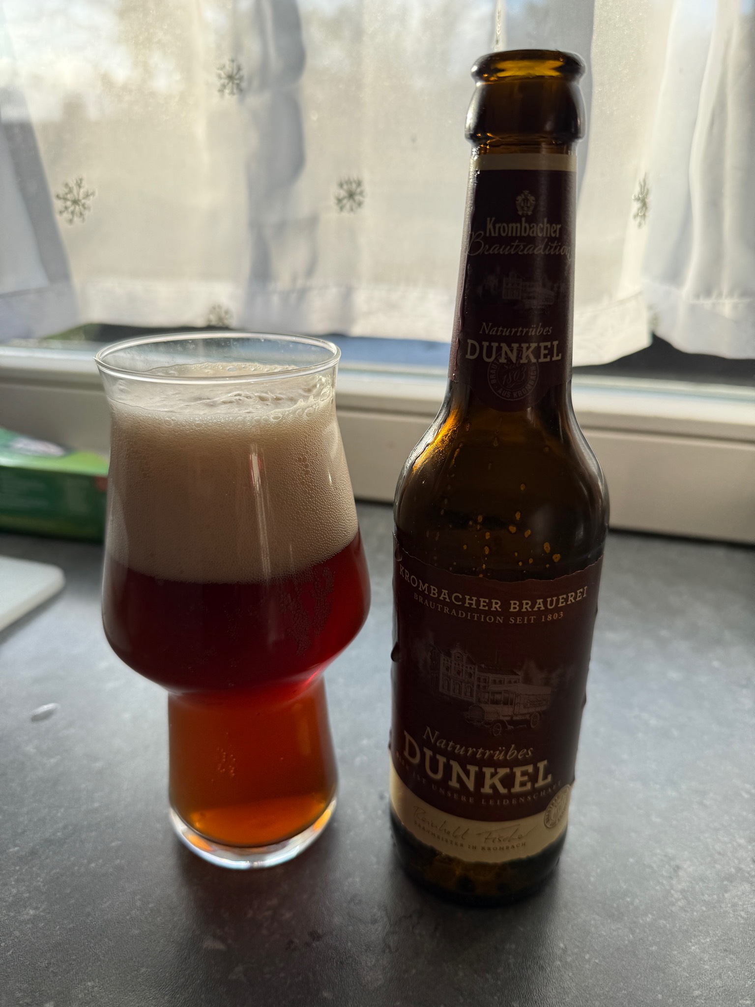 Krombacher Naturtrübes Dunkel, Krombacher Brauerei