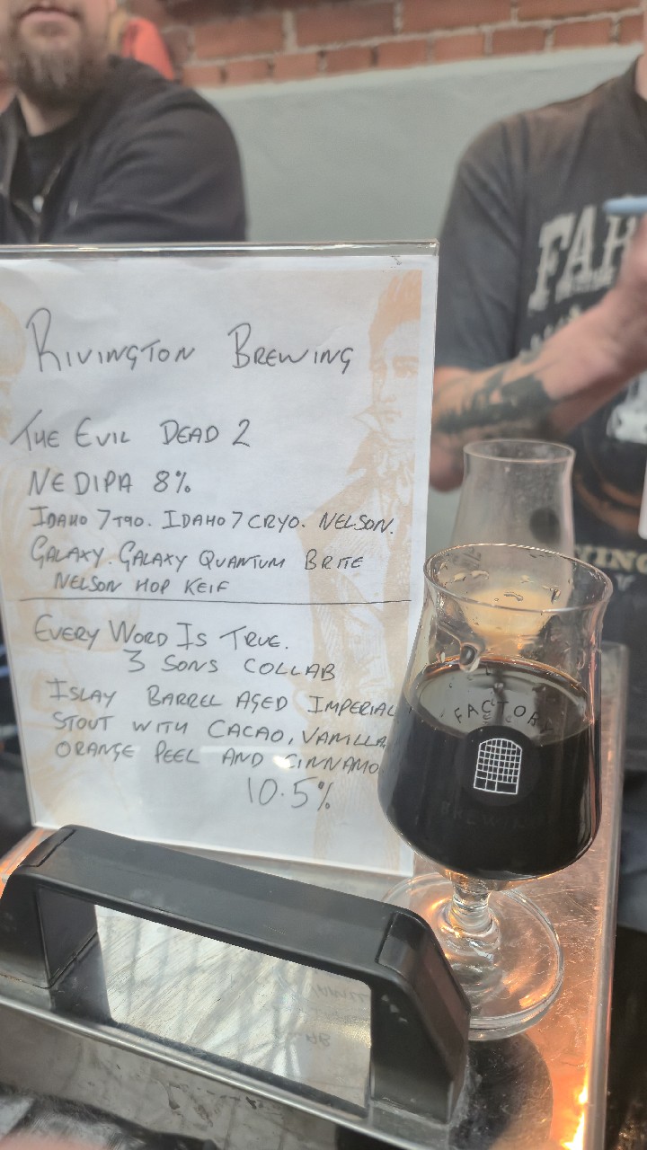 Every Word Is True, Rivington Brewing Co.