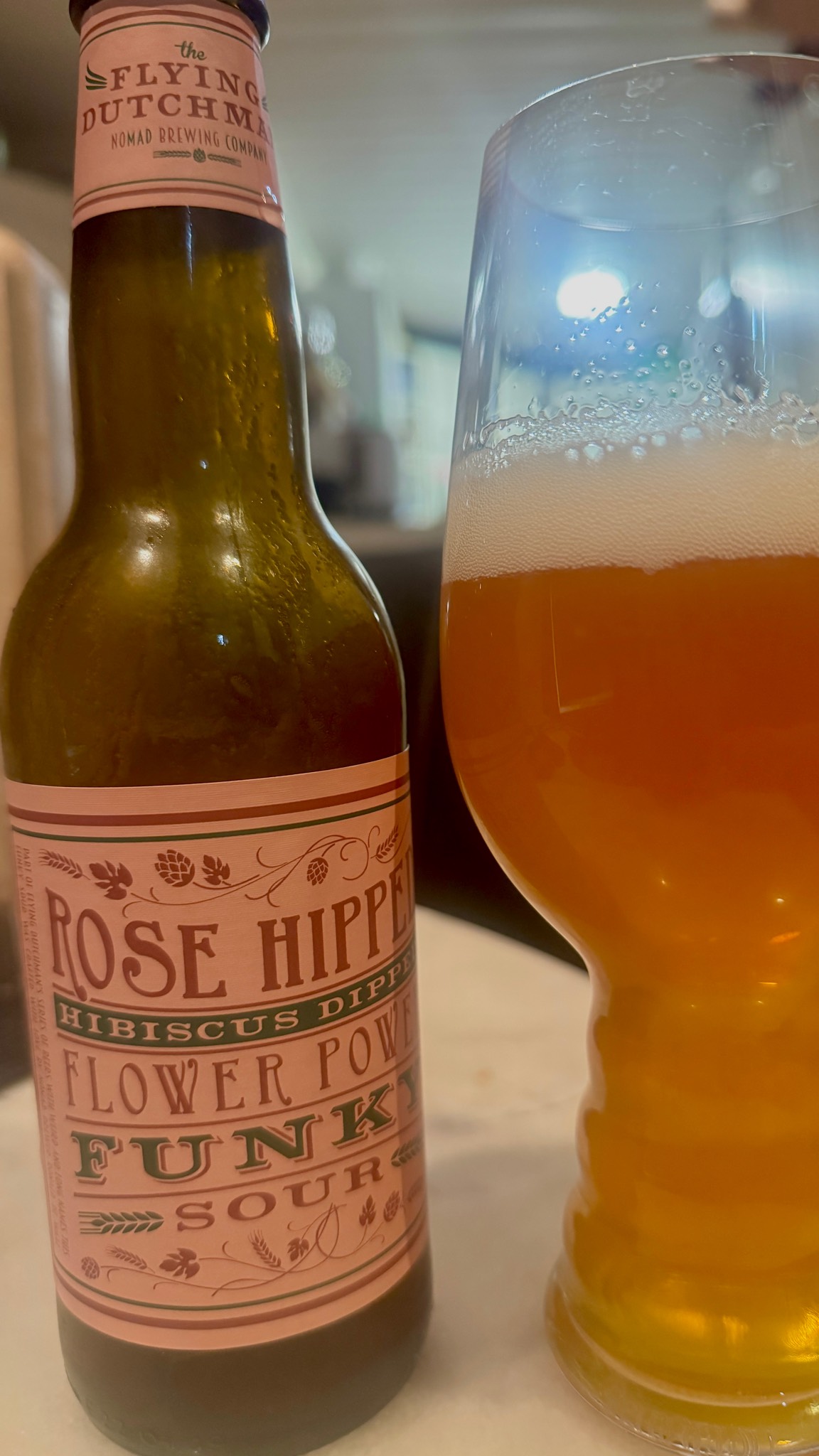 Rose Hipped Hibiscus Dipped Flower Power Funky Sour, The Flying Dutchman Nomad Brewing Company