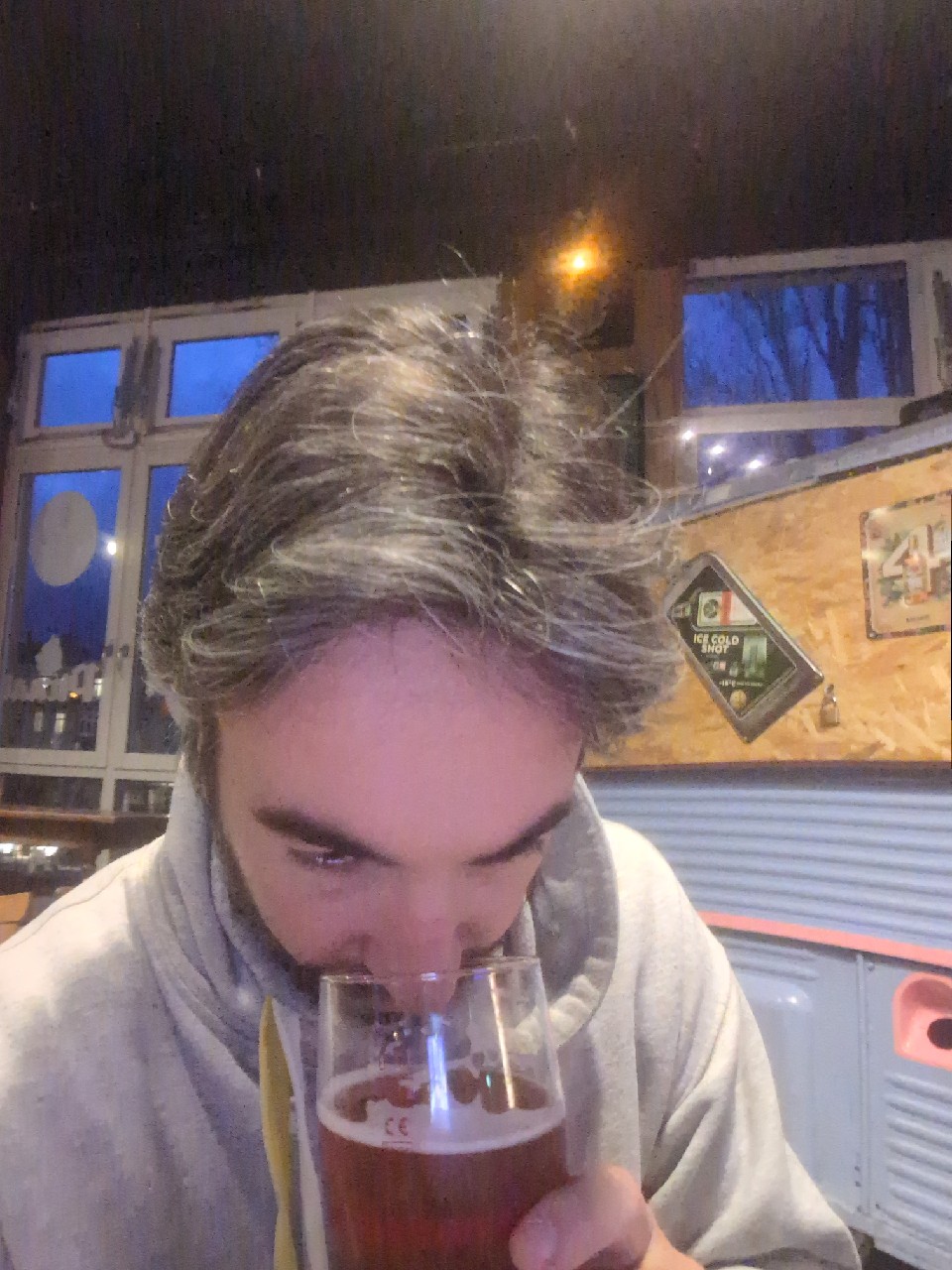 Perle hop red grape ale, Brasserie Perle