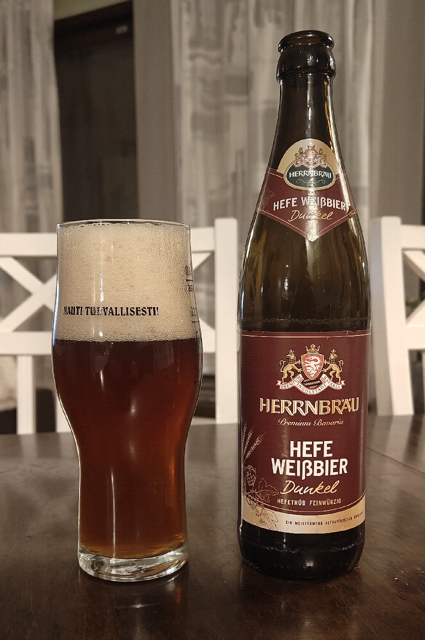 Herrnbräu Hefe Weißbier Dunkel, Herrnbräu