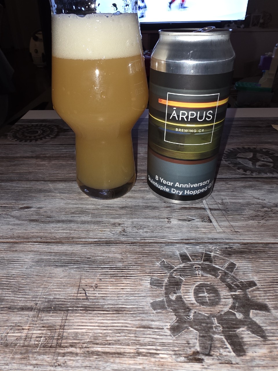 8 Year Anniversary Quintuple Dry Hopped QIPA, Latvia