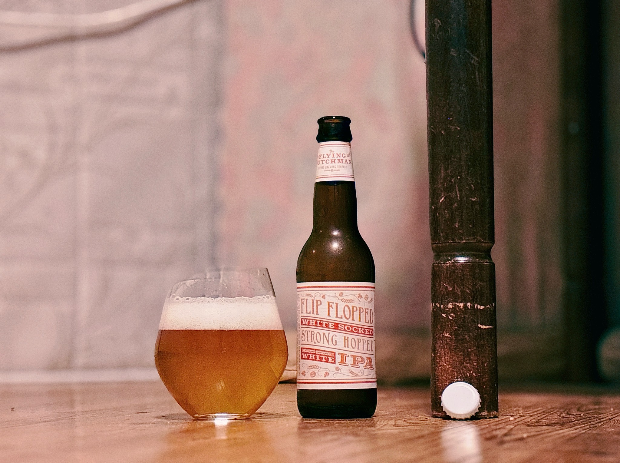 Flip Flopped White Socked Strong Hopped White IPA, The Flying Dutchman Nomad Brewing Company