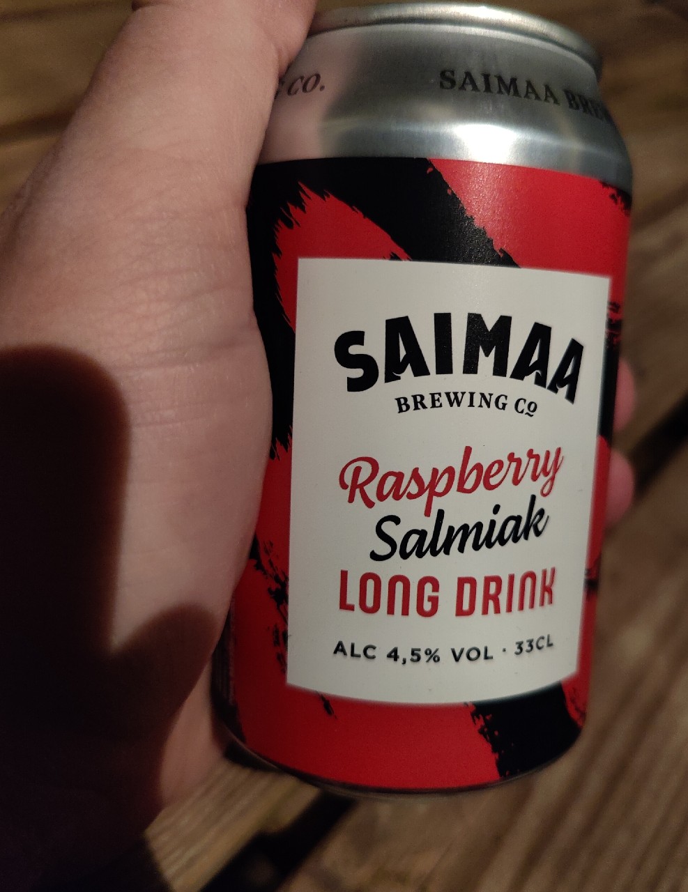 Raspberry Salmiak Long Drink, Finland