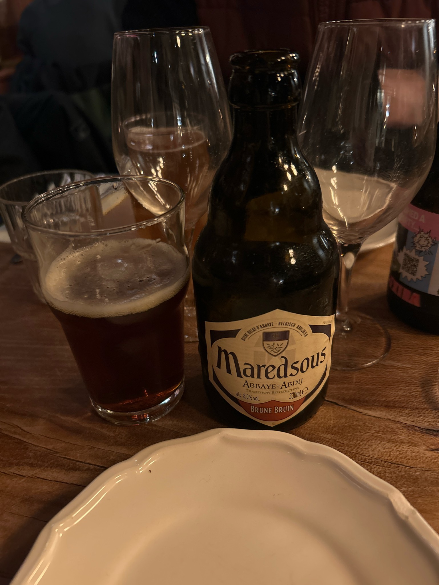 Maredsous 8° Brune / Bruin, Abbaye De Maredsous (Duvel Moortgat)
