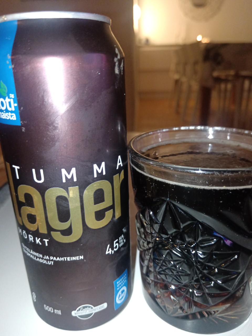 Kotimaista Tumma Lager 4.5%, Finland
