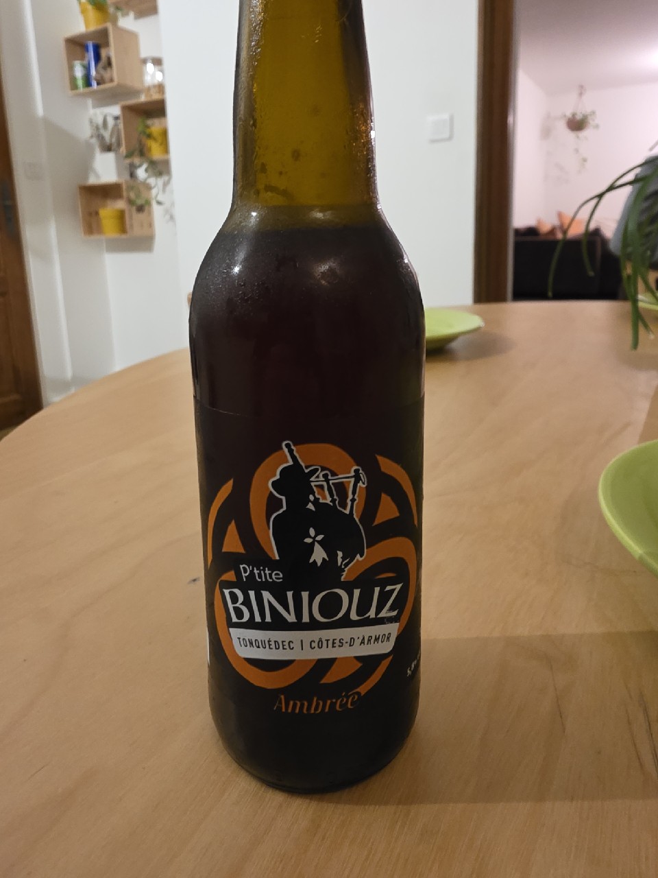 P'tite Biniouz Ambrée, Brasserie Régionale De L'Ouest (Ex L'Hirondelle - Ménez Bré)