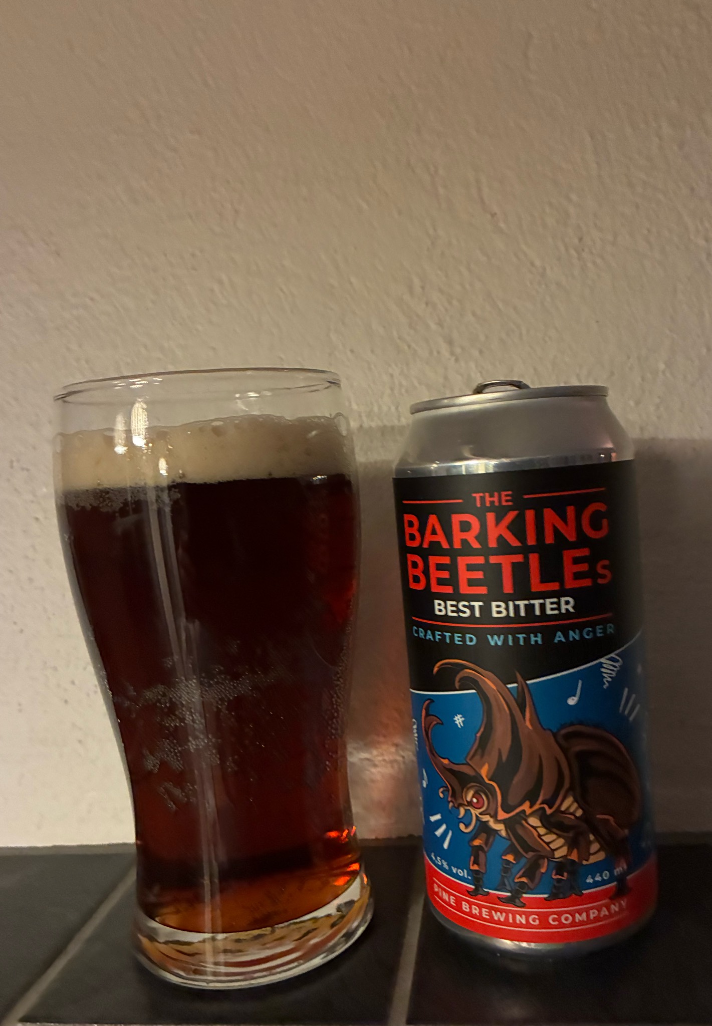 The Barkling Beetle's Best Bitter, Pine Brewing Company
