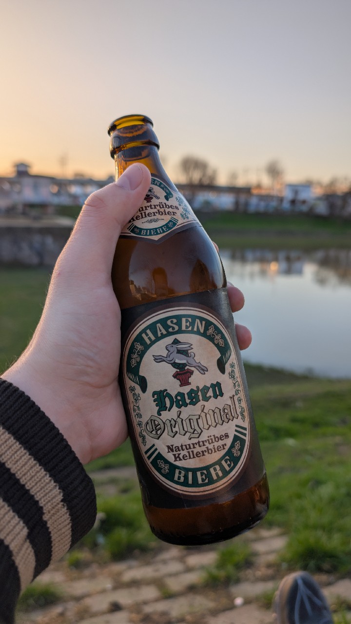 Augsburger Original Naturtrübes Kellerbier, Hasen-Bräu (Radeberger Gruppe)