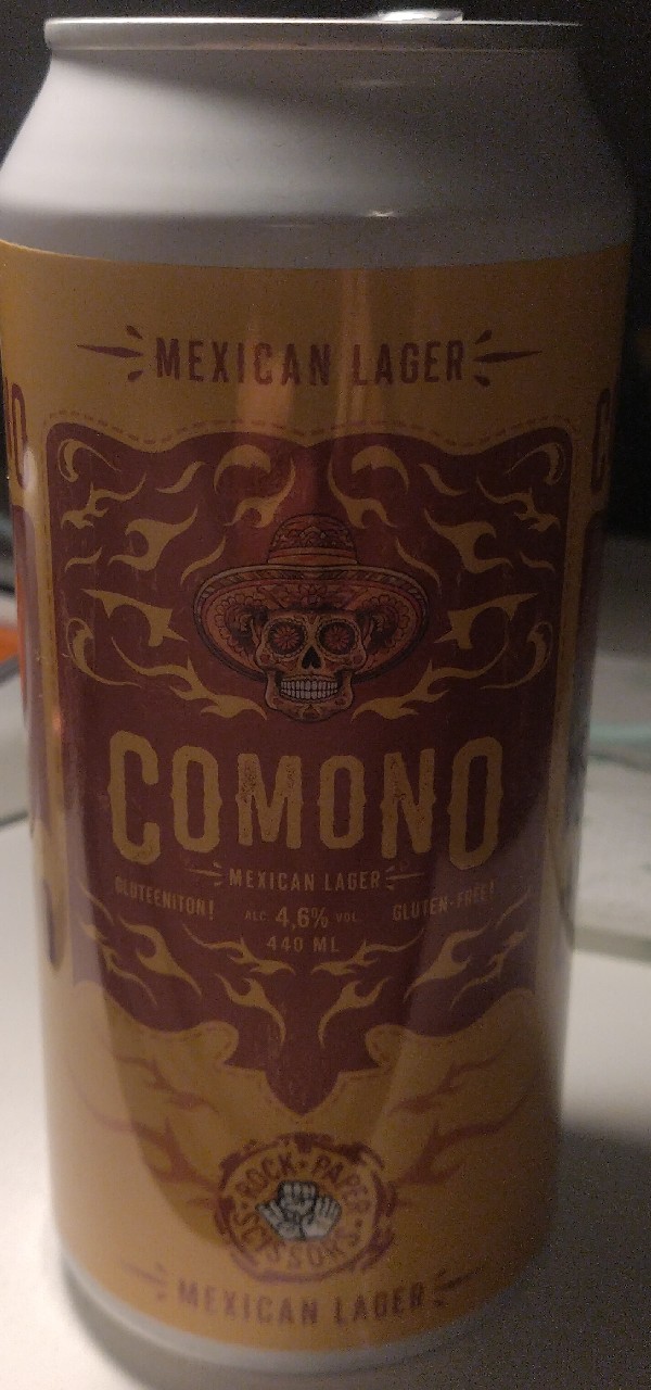 Comono Mexican Lager, RPS Brewing