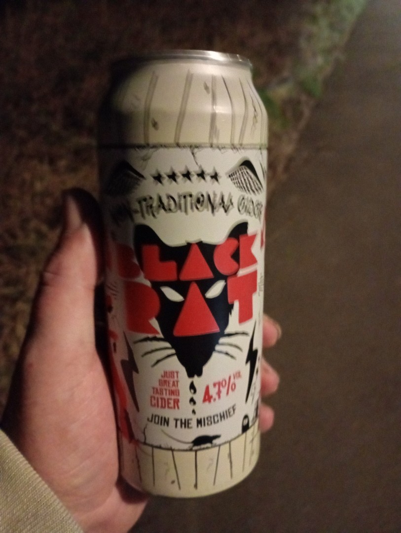 Black Rat Natural Dry Apple Cider, Moles Brewery