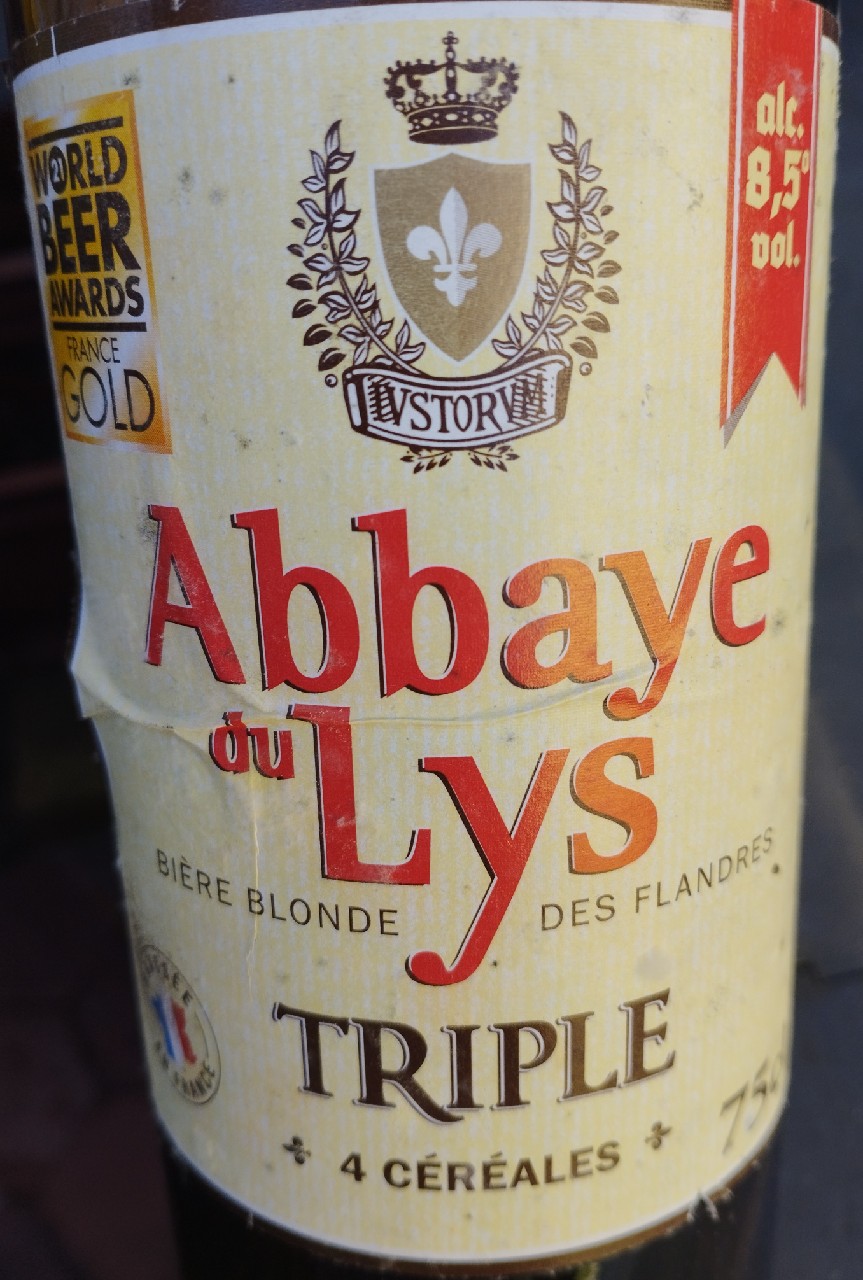 Abbaye Du Lys Triple, France