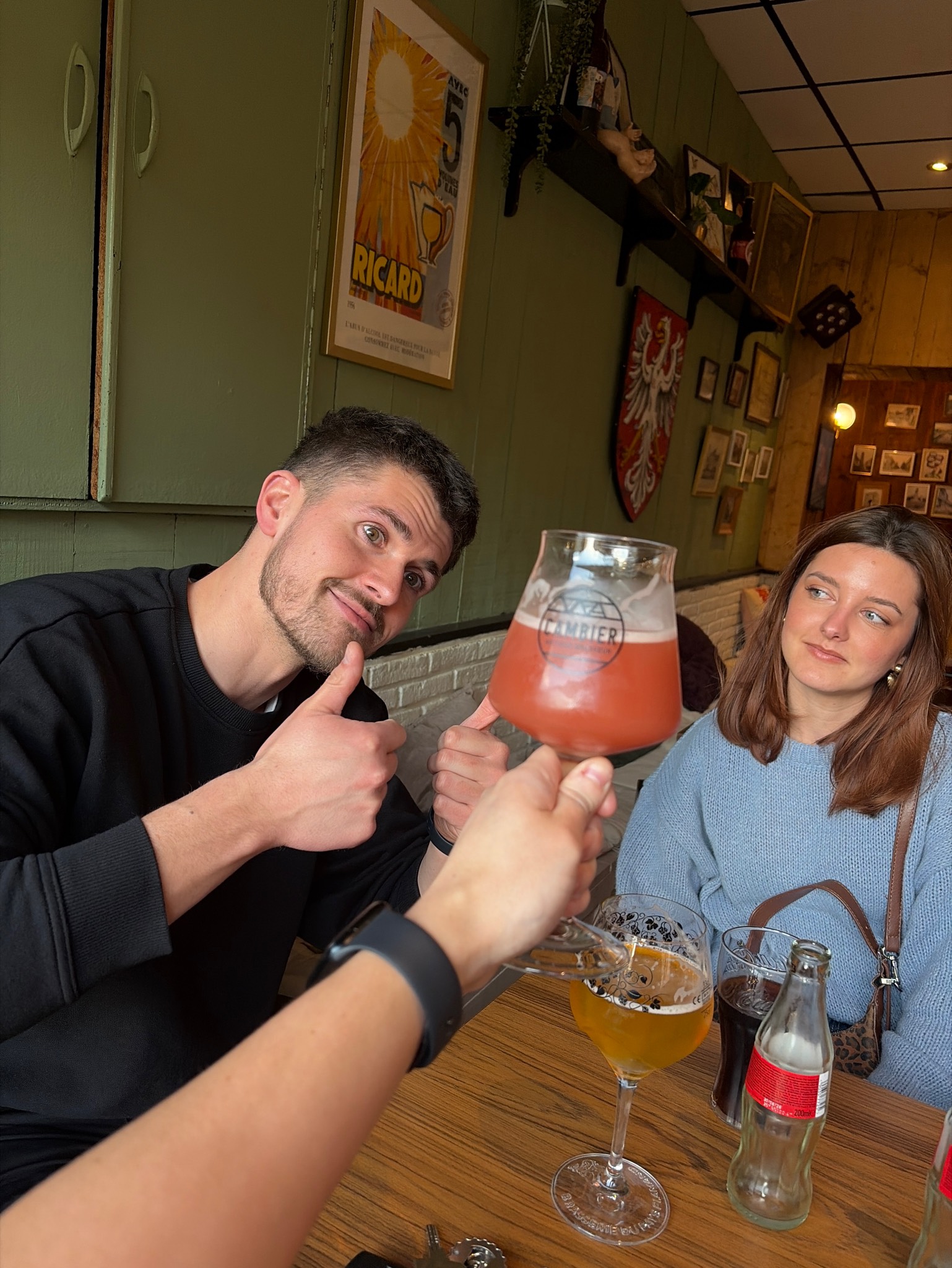 Sour Framboise Rhubarbe, Brasserie Cambier