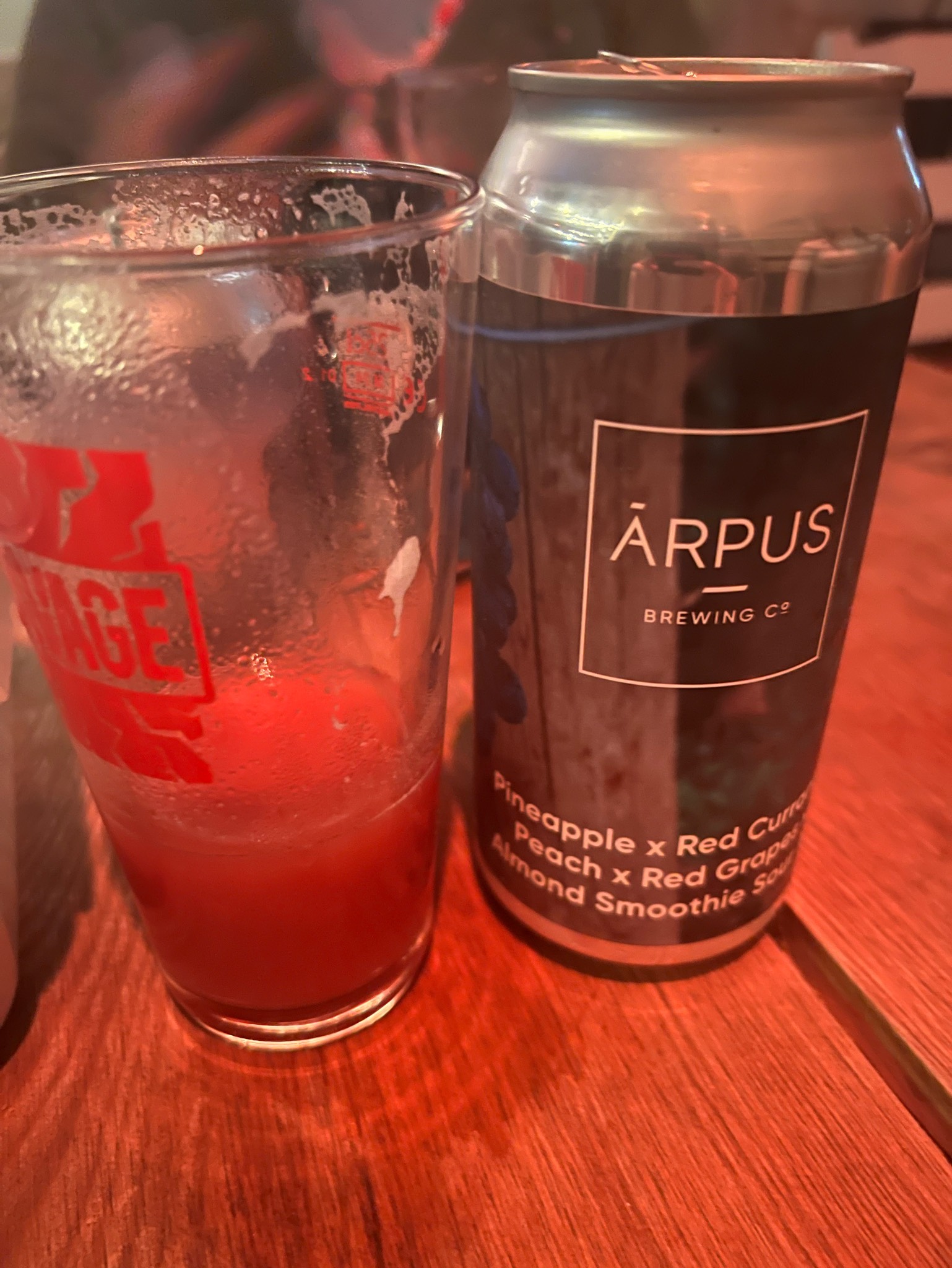 Pineapple x Red Currant x Peach x Red Grapes x Almond Smoothie Sour Ale, Ārpus Brewing Co.