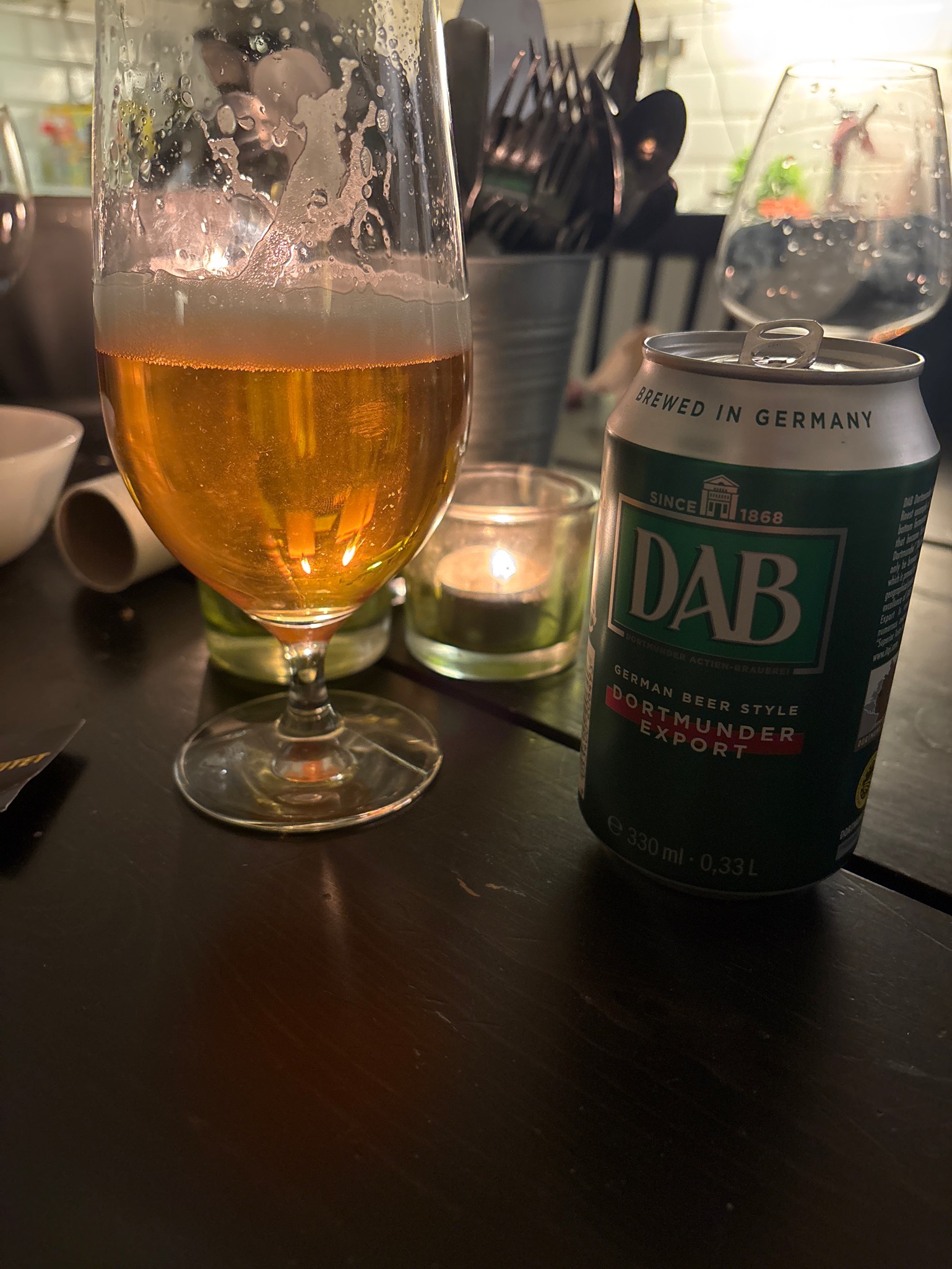 DAB Export / Dortmunder Export, Dortmunder Actien-Brauerei (Oetker Group) | DAB