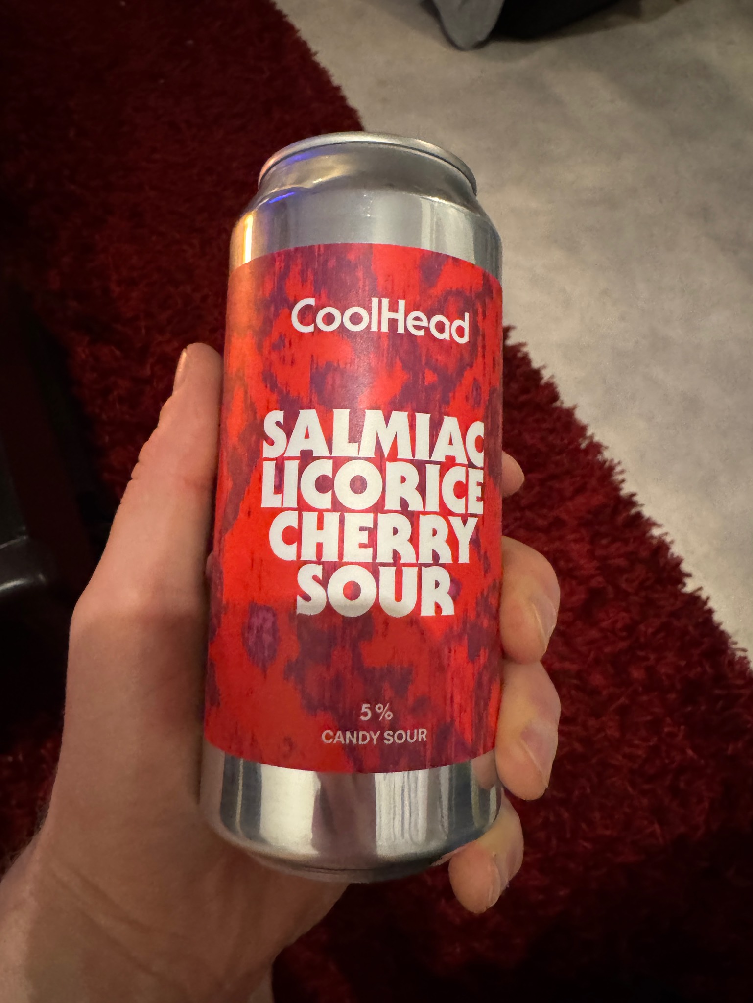 Salmiac Licorice Cherry Sour, CoolHead Brew