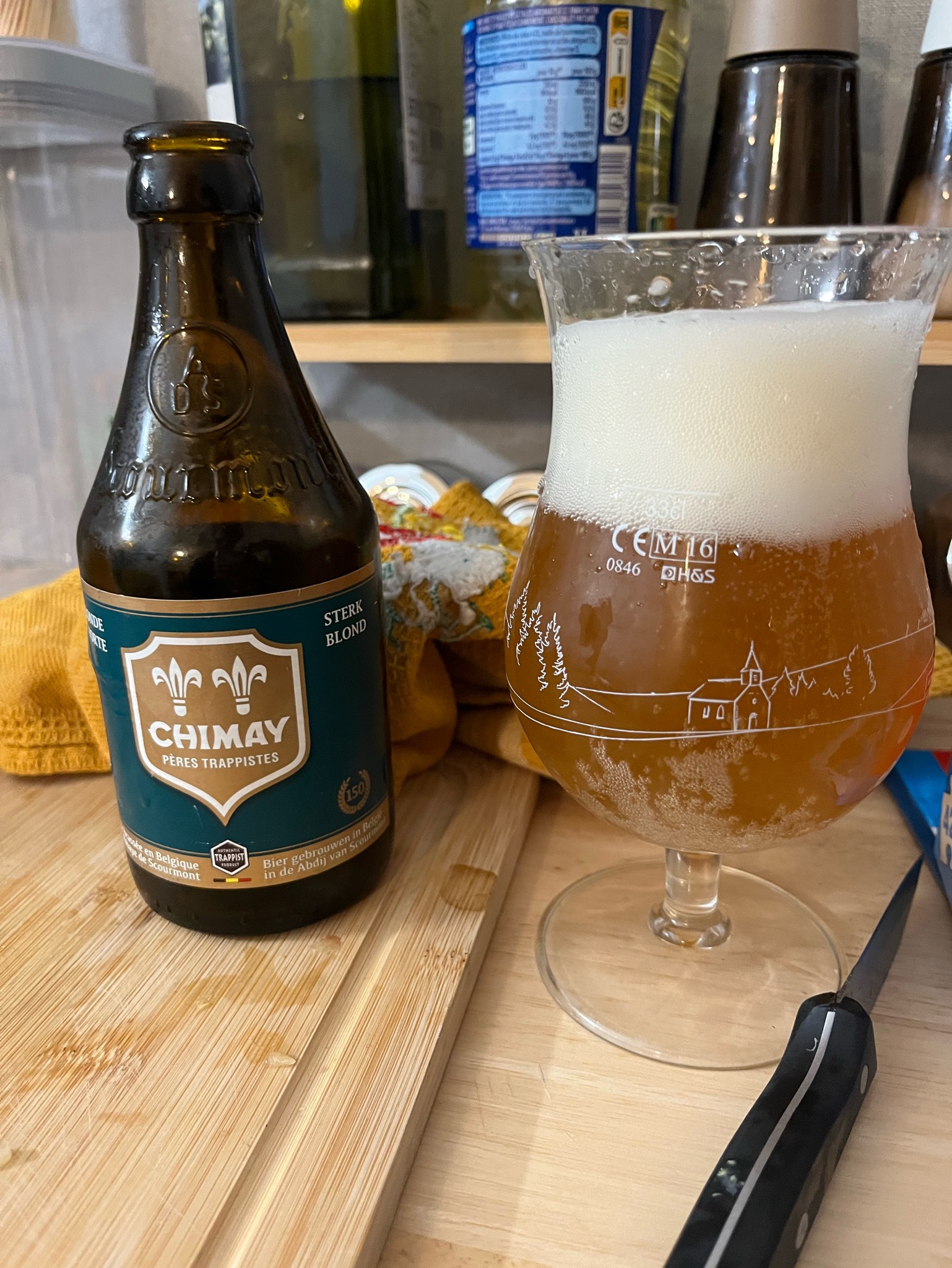 Chimay Blonde Forte | Strong Blond | 150 | Verte | Green, Bières de Chimay