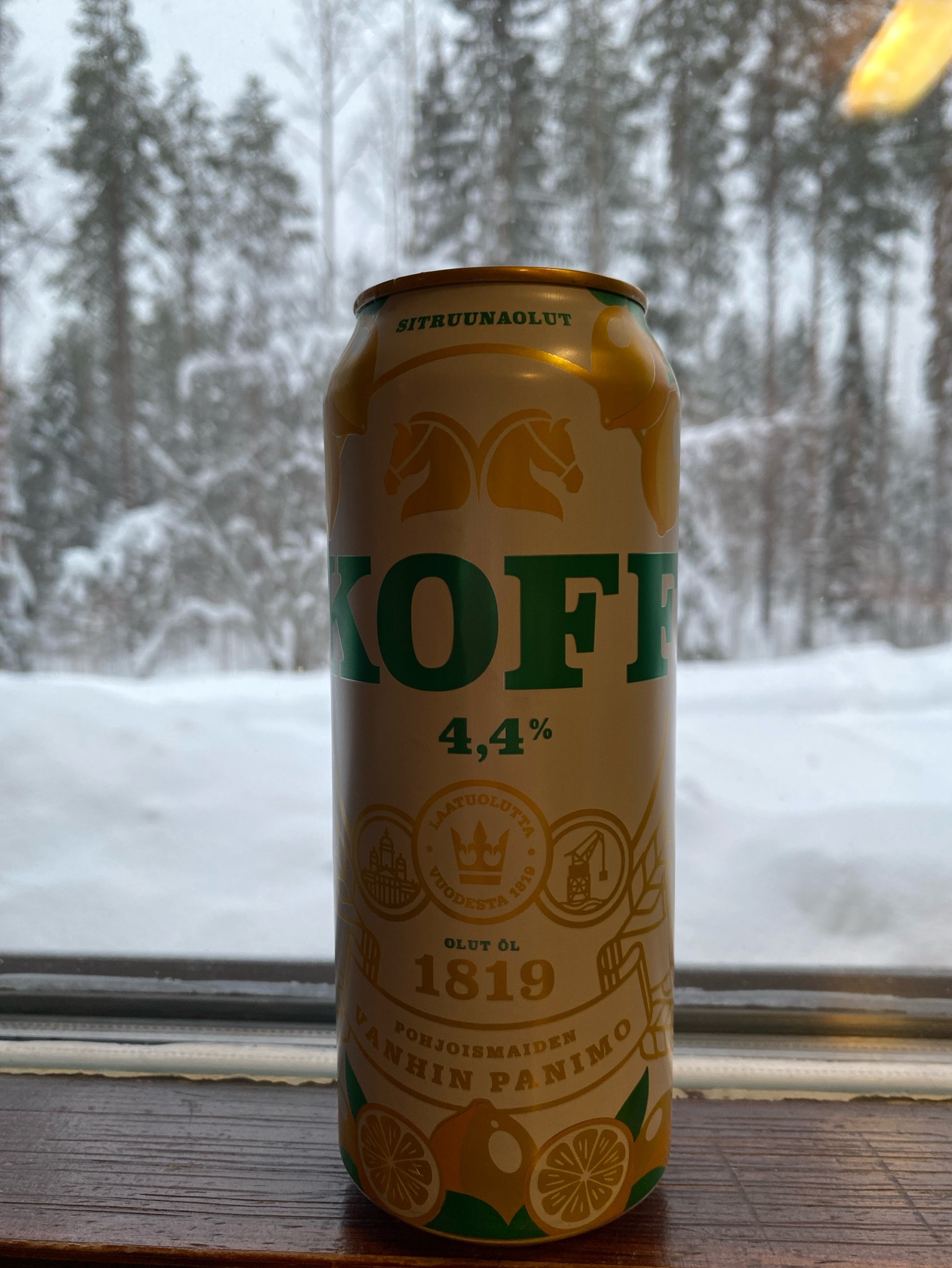 KOFF Sitruunaolut, Sinebrychoff (Carlsberg Group)