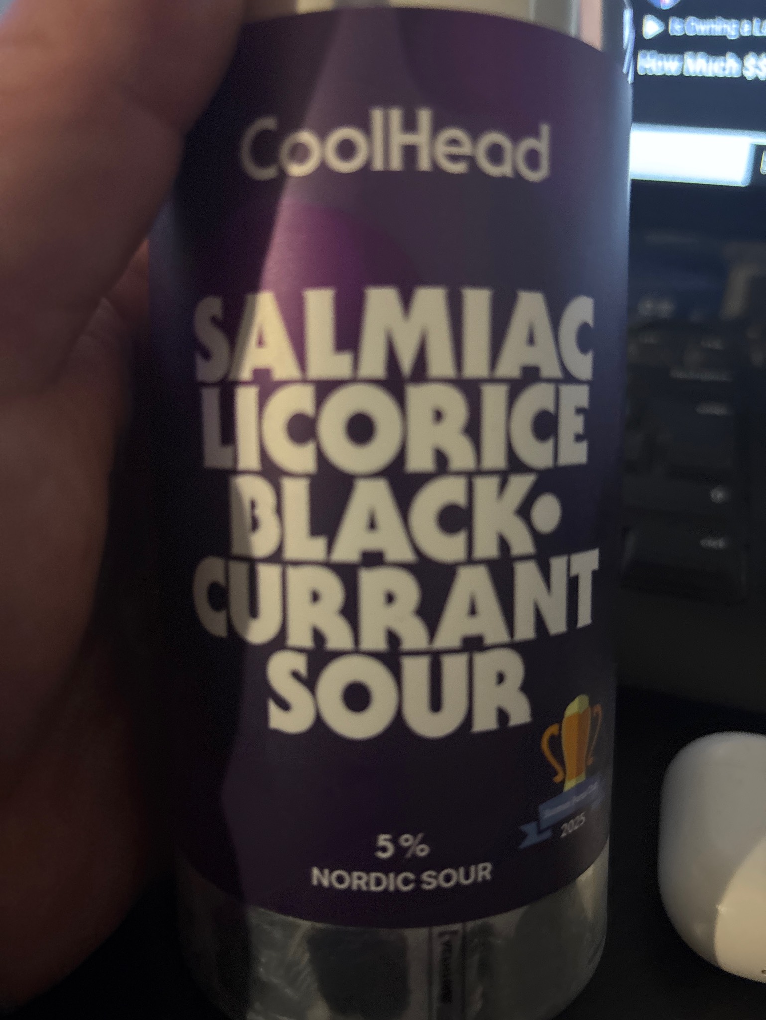 Salmiac Licorice Blackcurrant Sour, CoolHead Brew