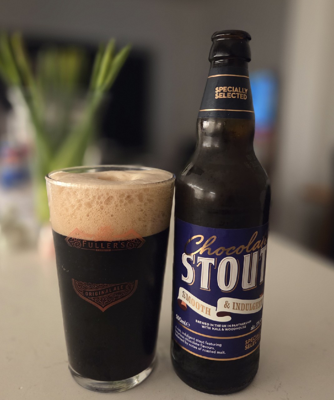 Chocolate Stout, Badger Brewery (Hall & Woodhouse)