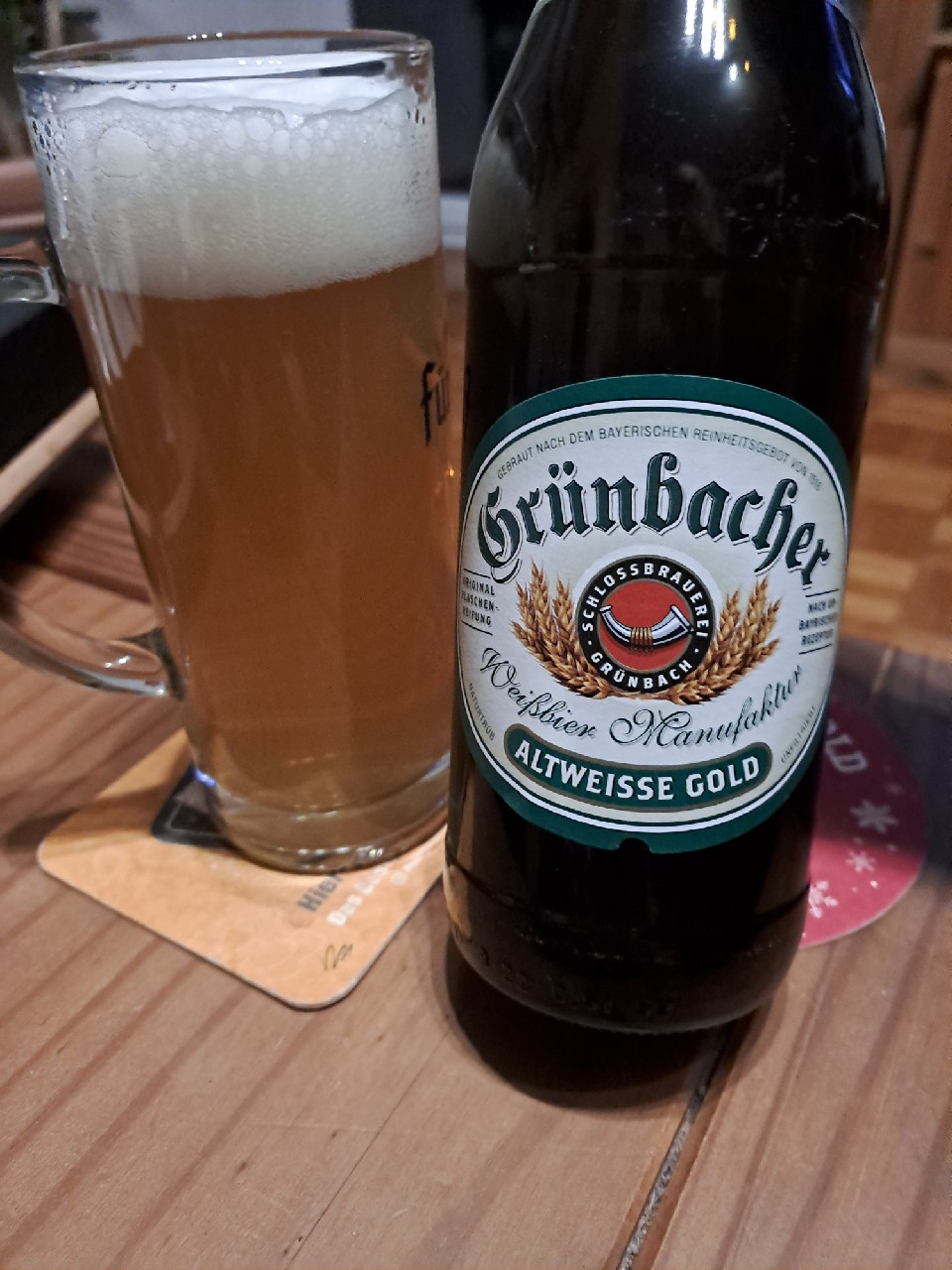 Grünbacher Altweisse Gold, Schlossbrauerei Grünbach