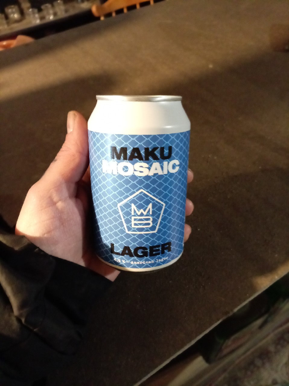 Mosaic Lager, Maku Brewing