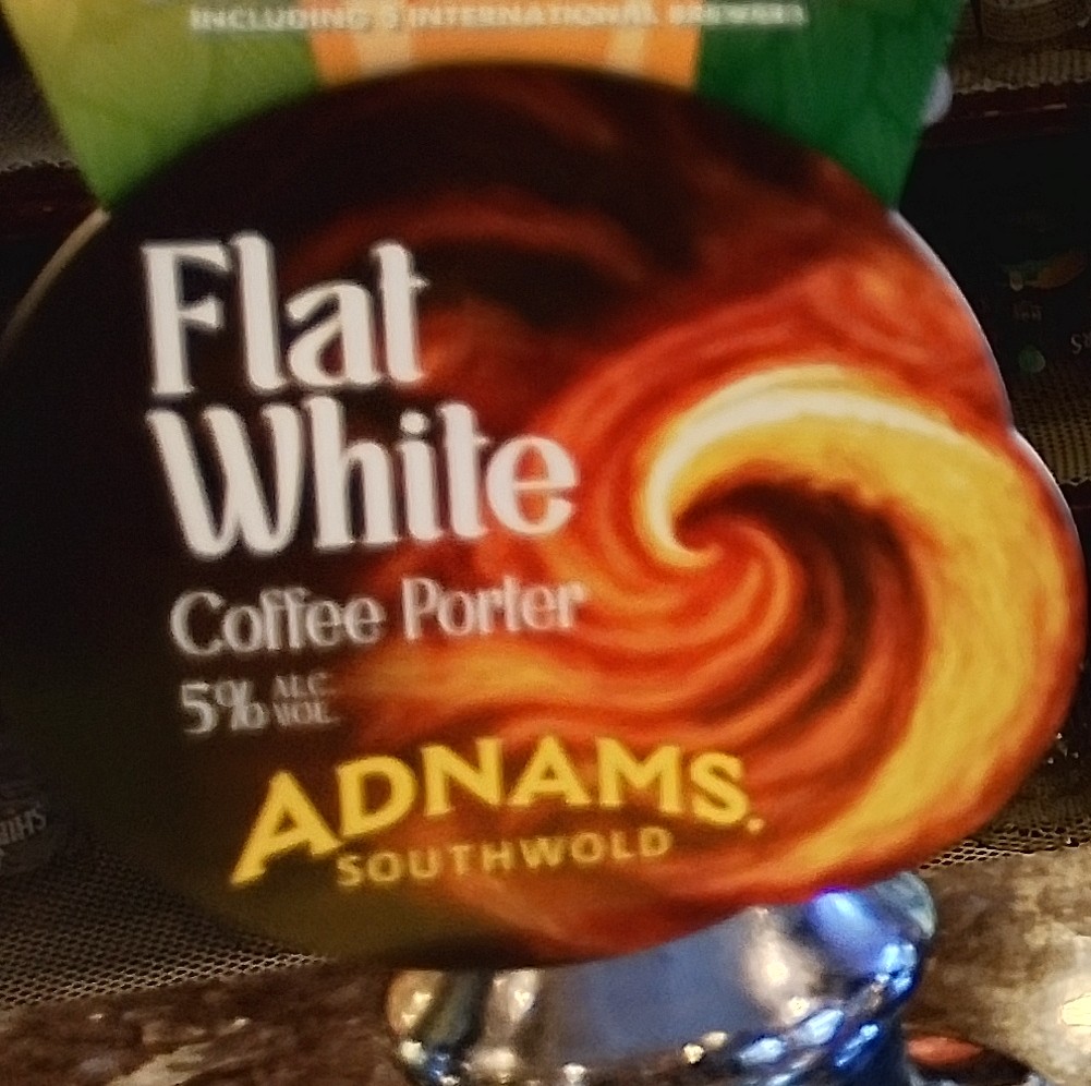 Flat white porter, England
