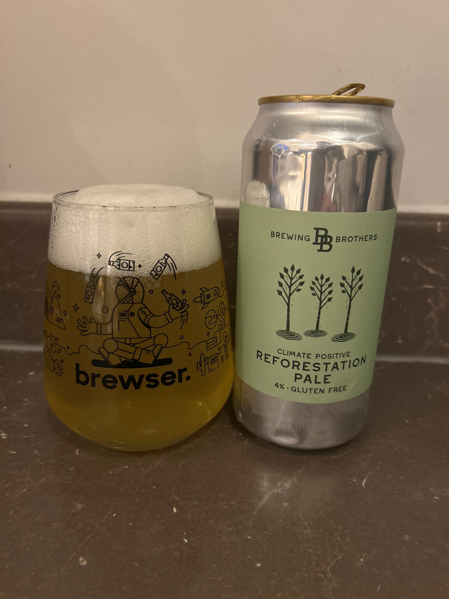 Climate Positive Reforestation Pale, Brewing Brothers