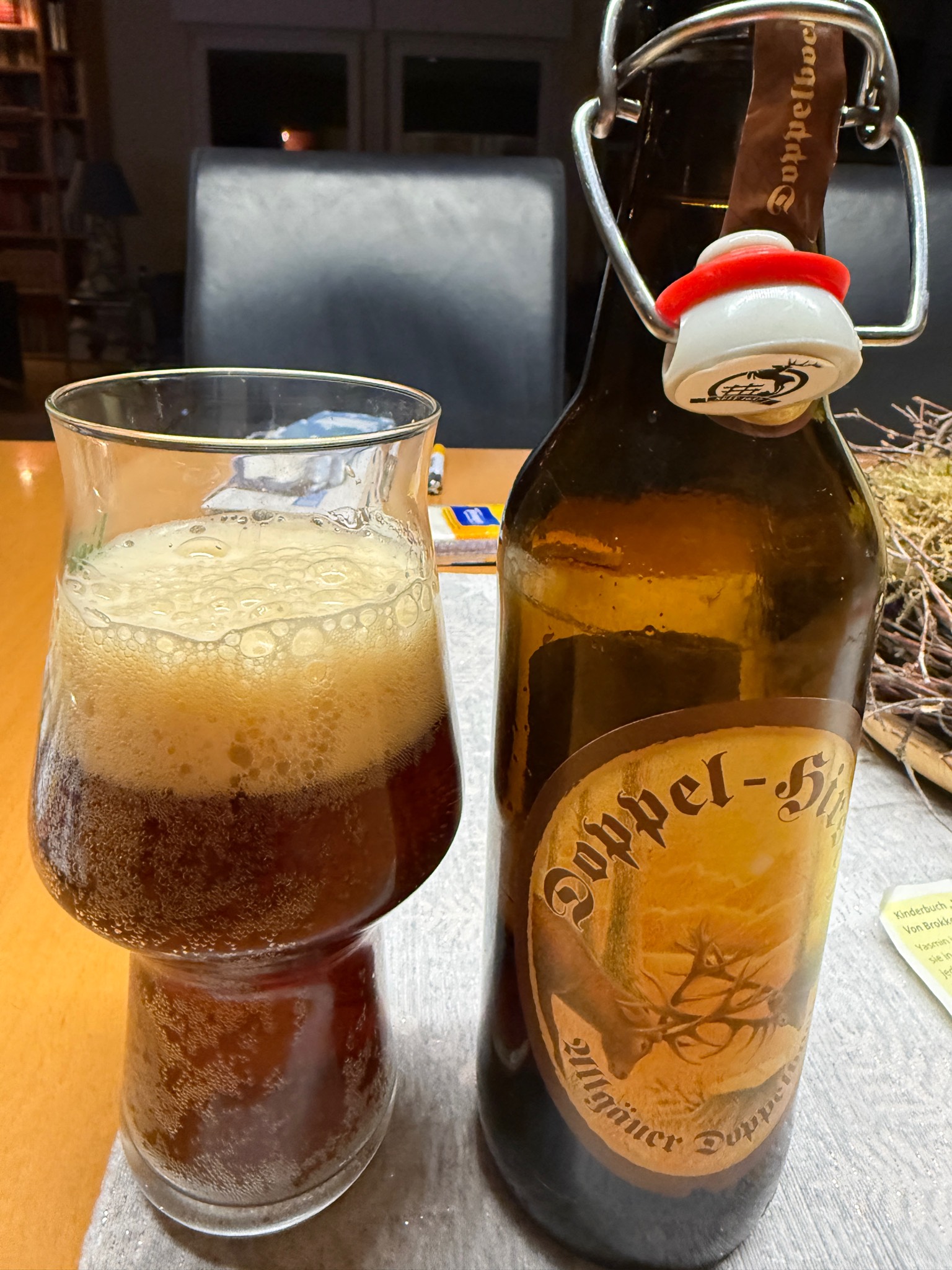 Doppel-Hirsch Allgäuer Doppelbock, Privatbrauerei Höss der Hirschbräu