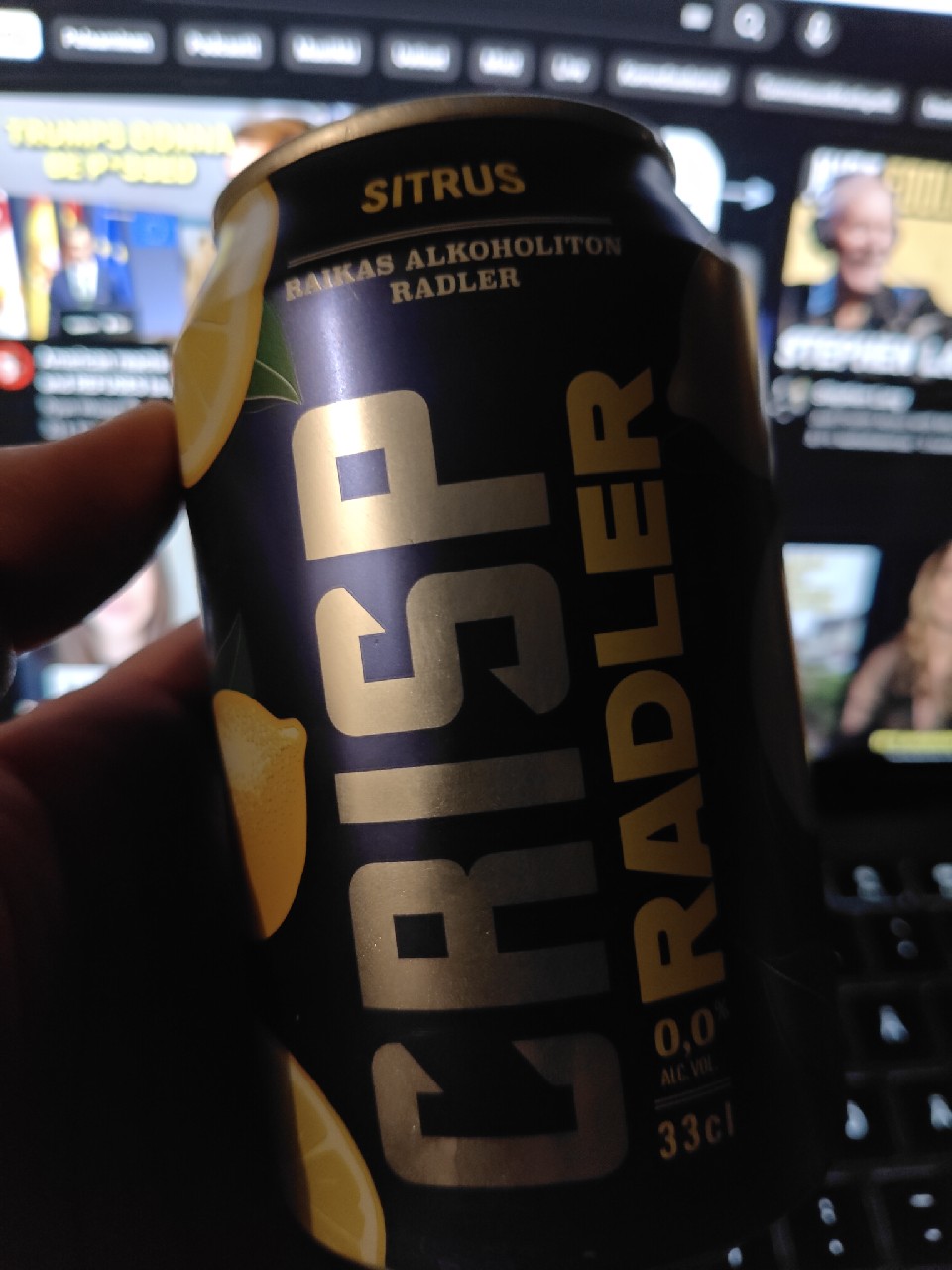 Crisp Radler Sitrus, Finland