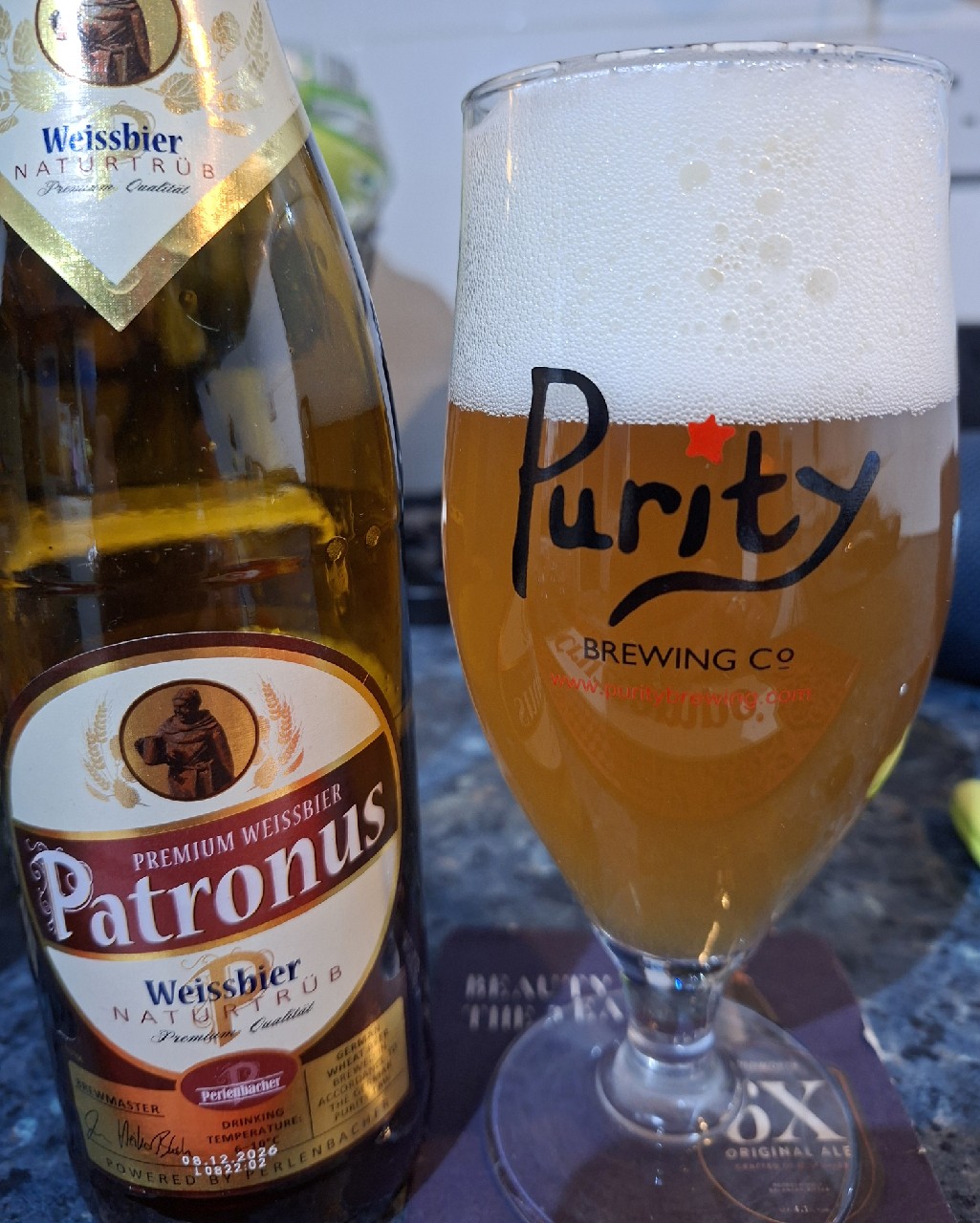 Patronus Premium Weissbier, Frankfurter Brauhaus (TCB Beverages)