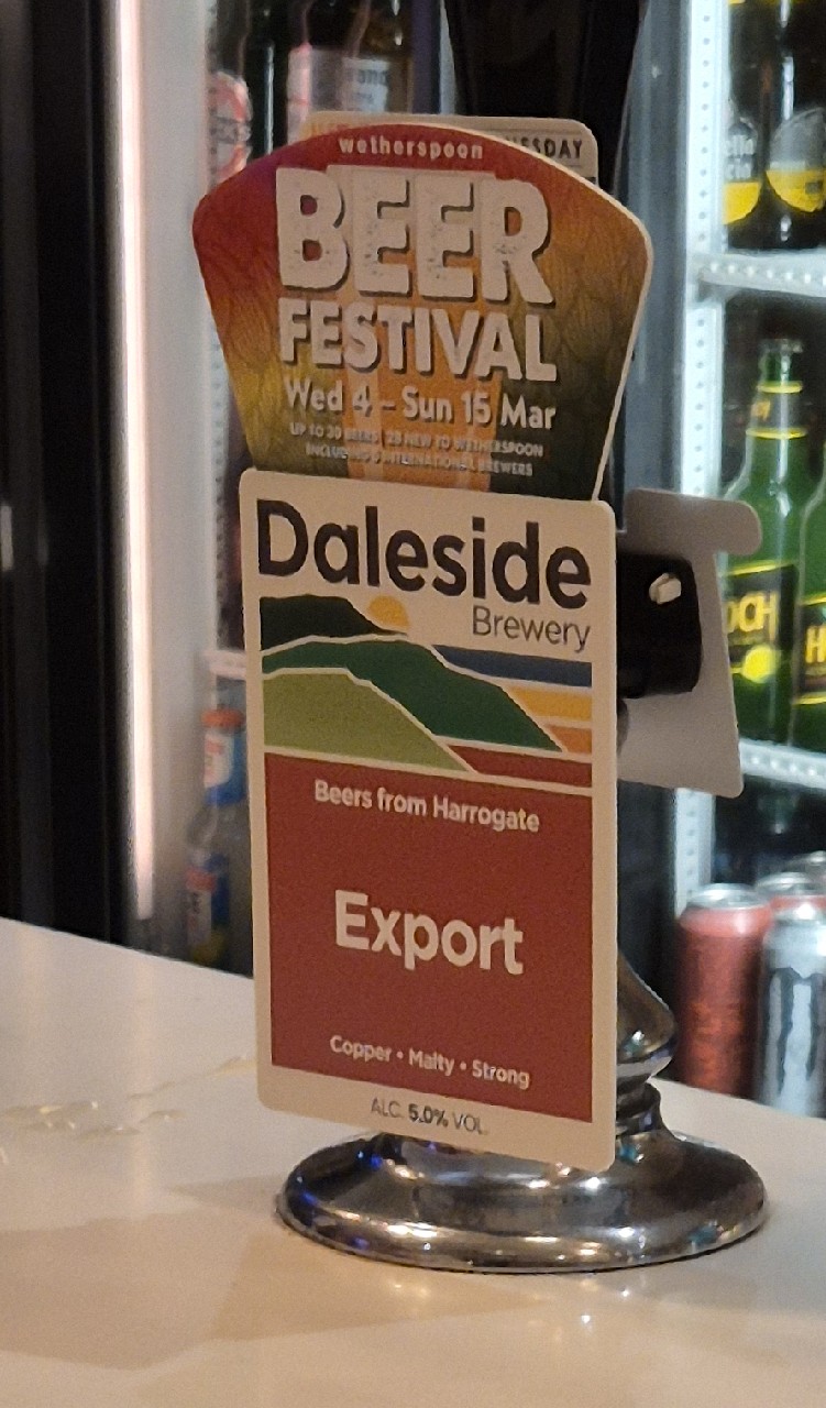 Export, Daleside Brewery