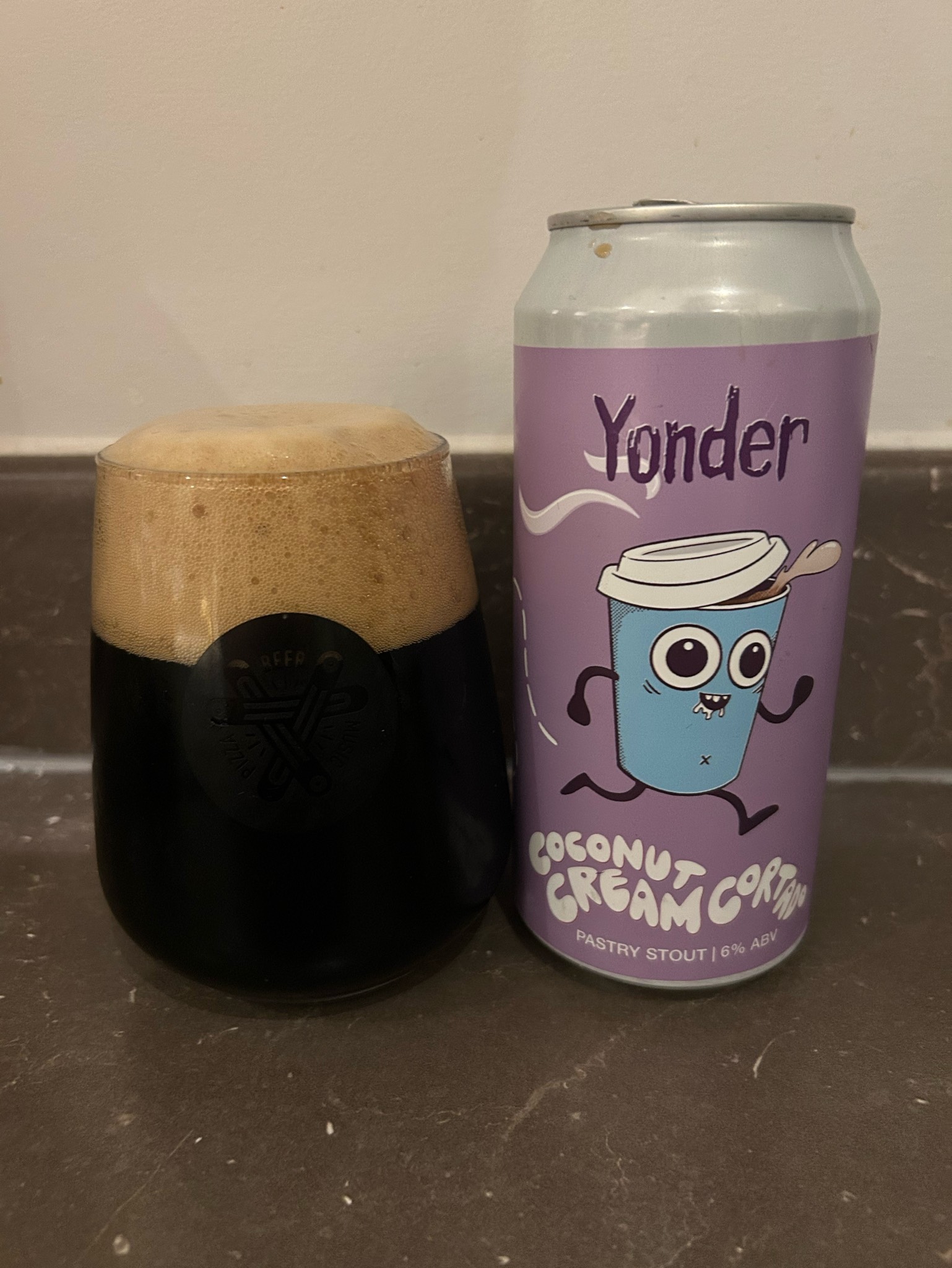 Coconut Cream Cortado, Yonder Brewing