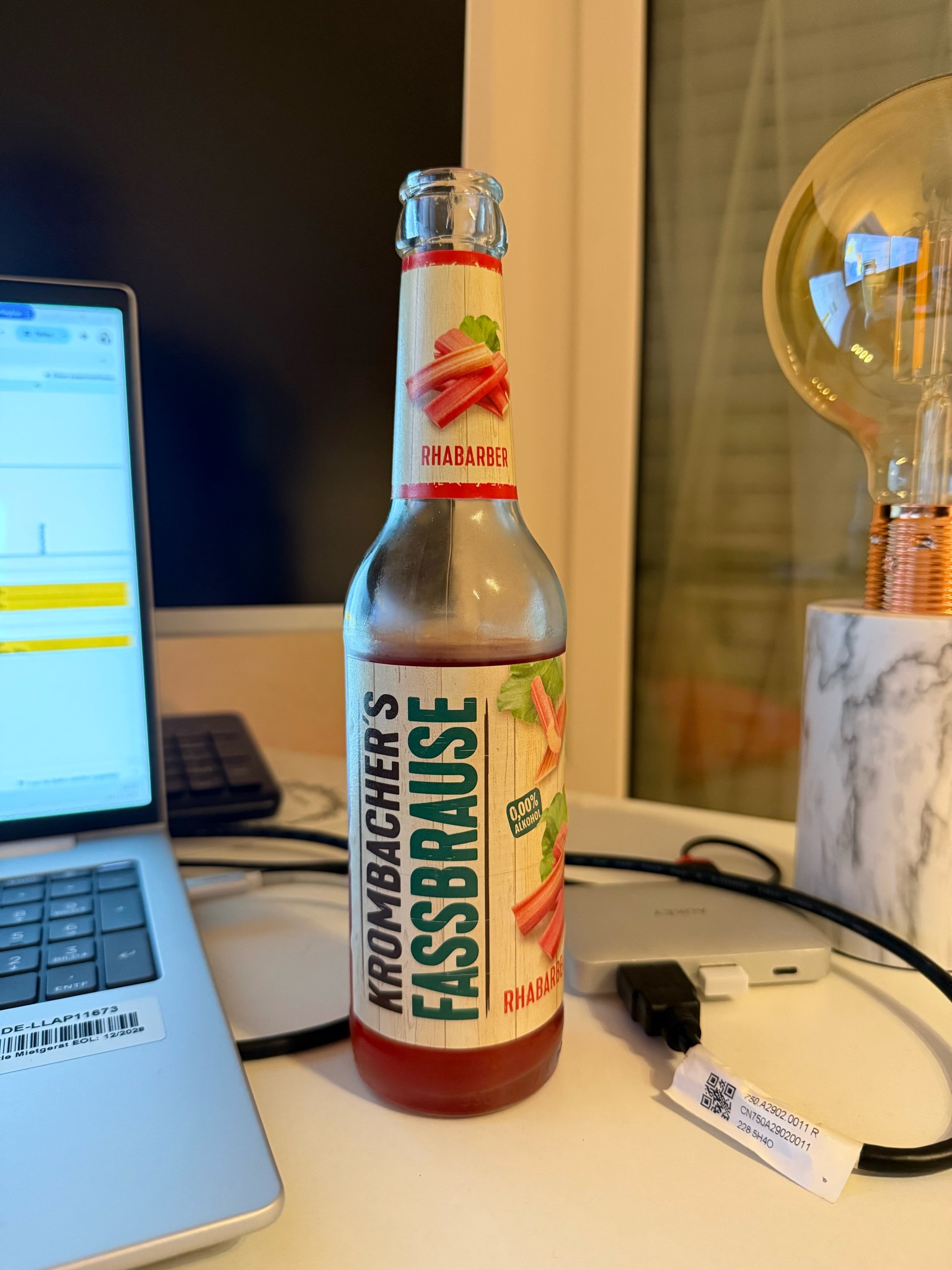 Krombracher's Fassbrause Rhababer, Krombacher Brauerei