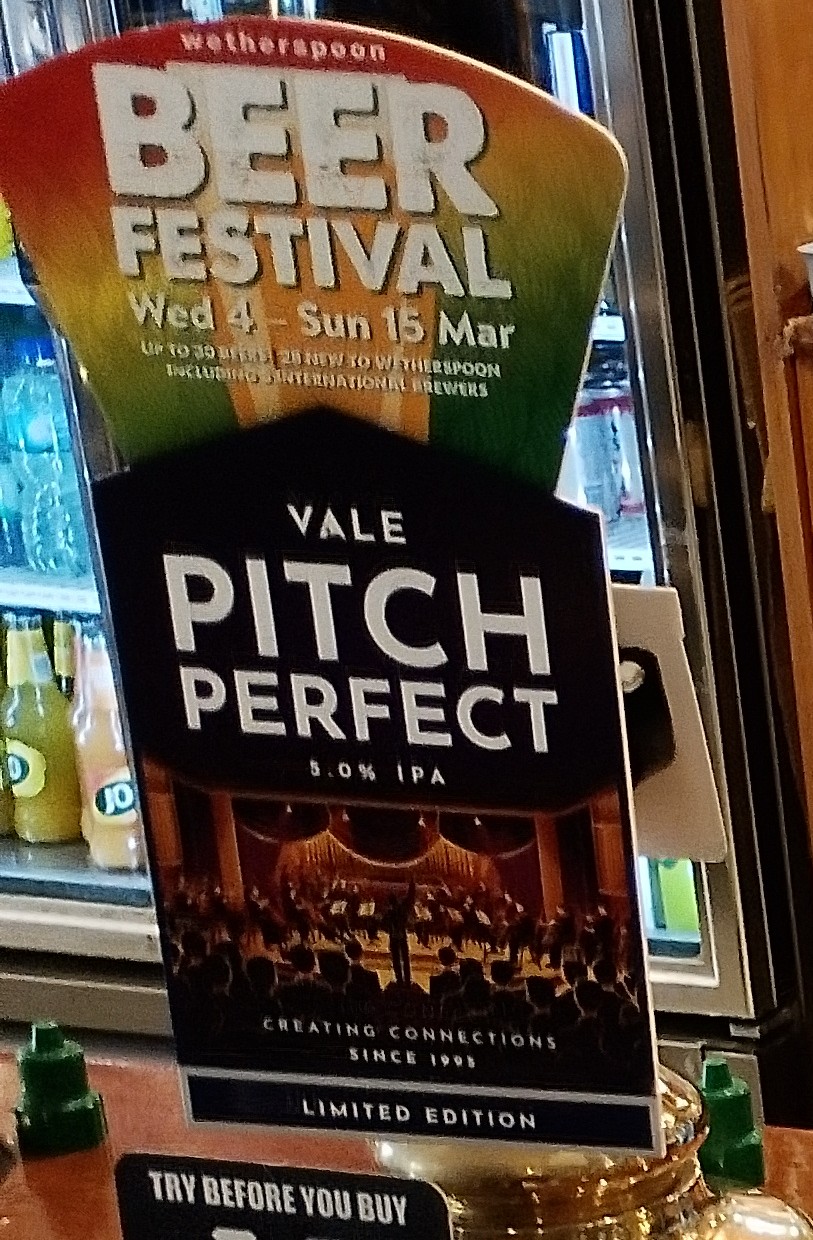 pitch perfect, Vale Brewery