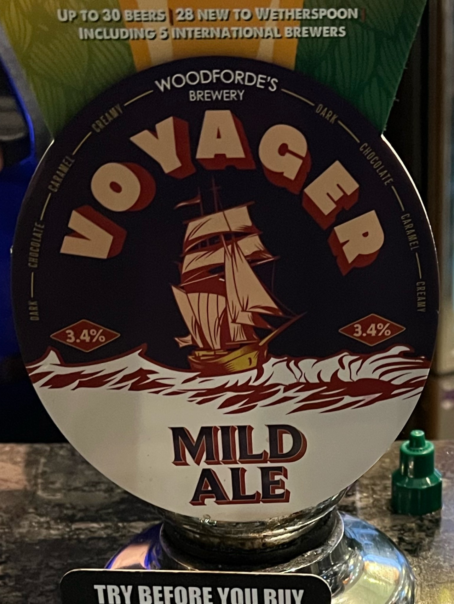 Voyager, Woodforde's Brewery