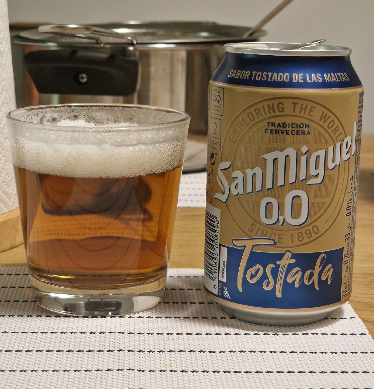 San Miguel 0,0 Tostada, San Miguel Spain (Grupo Mahou-San Miguel)