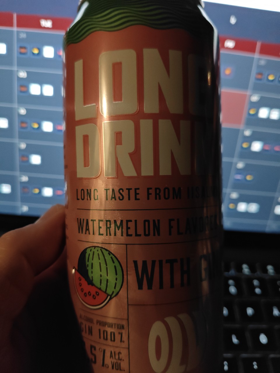 OLVI Long Drink Watermelon, Finland