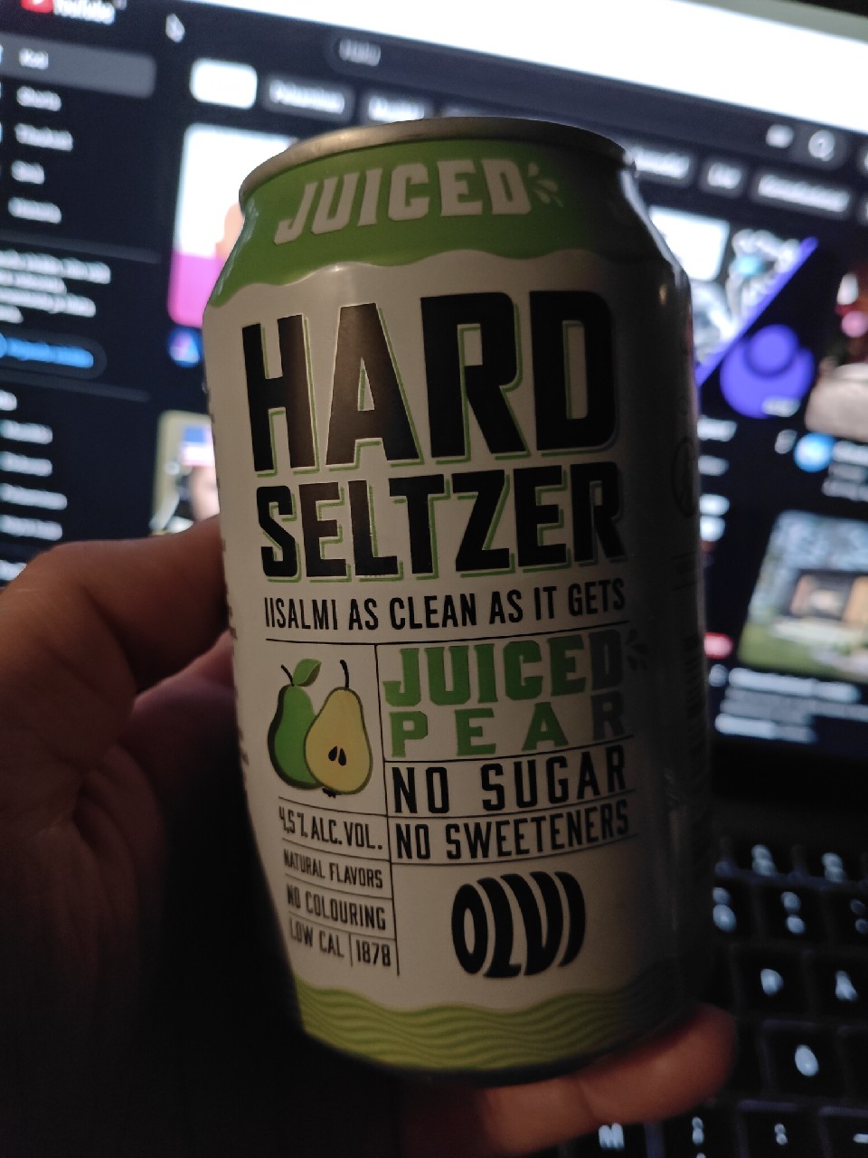 Hard Seltzer Juiced Pear, Finland