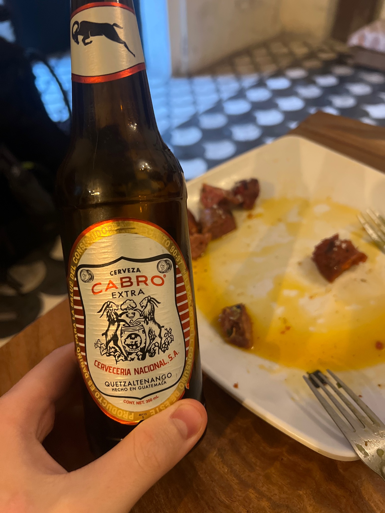 Cabro Extra, Cervecería Centro Americana, S.A
